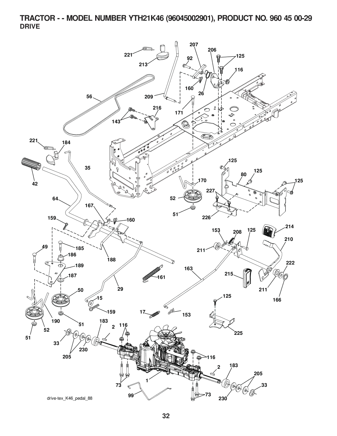 Husqvarna 960430120 owner manual Drive 