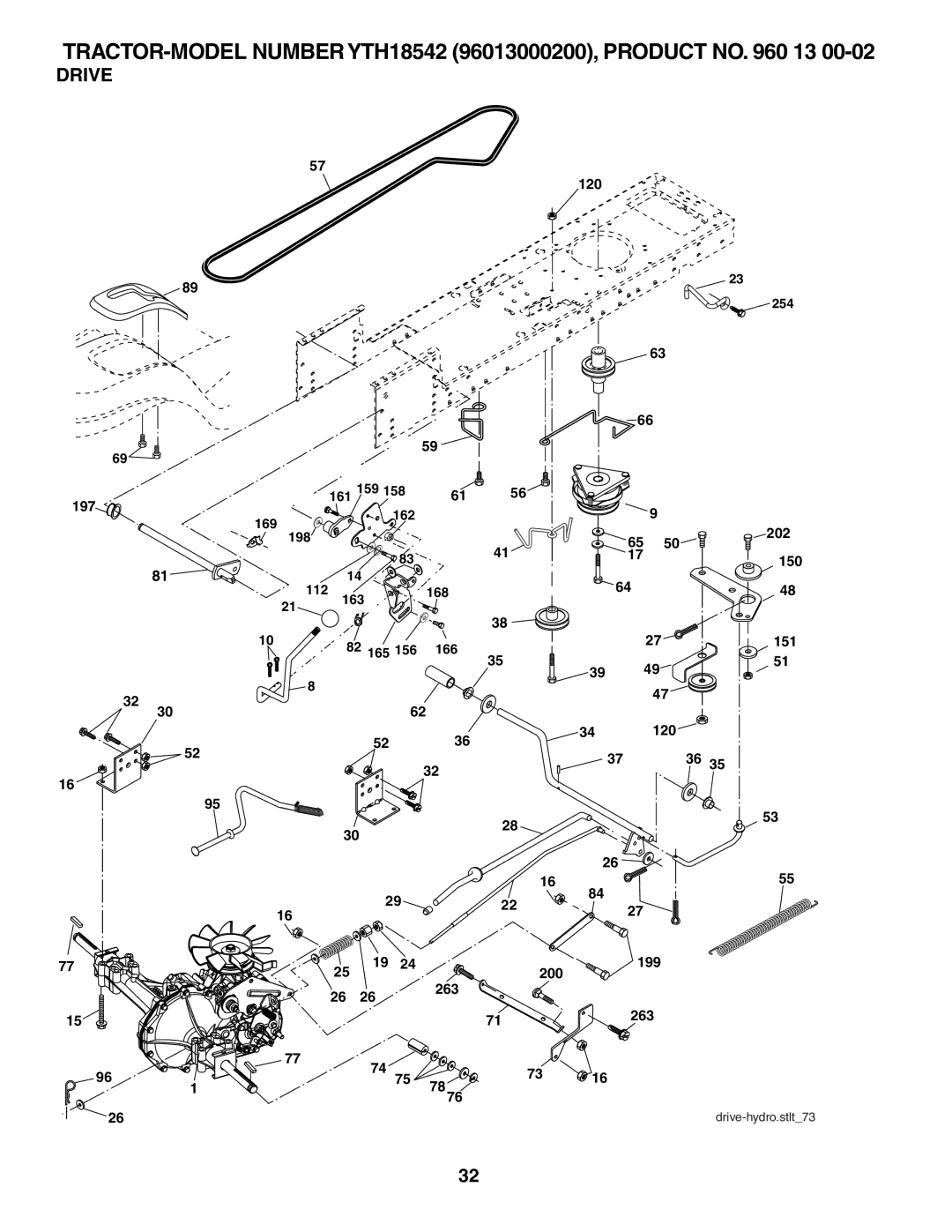 Husqvarna 960430172 owner manual Drive 