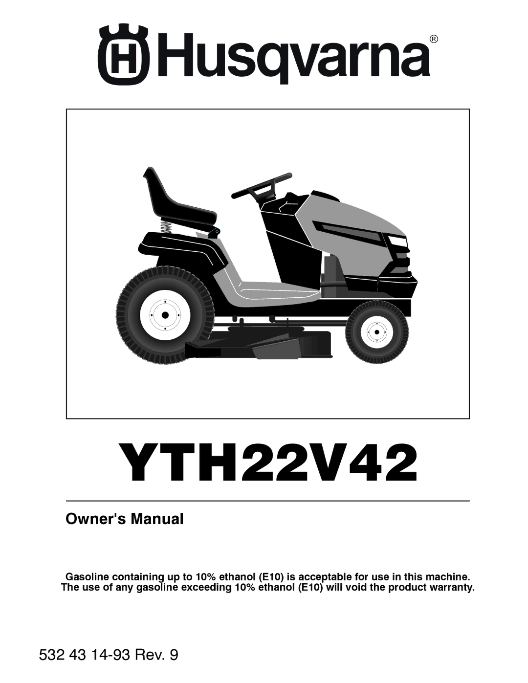 Husqvarna 960430173 owner manual YTH22V42 