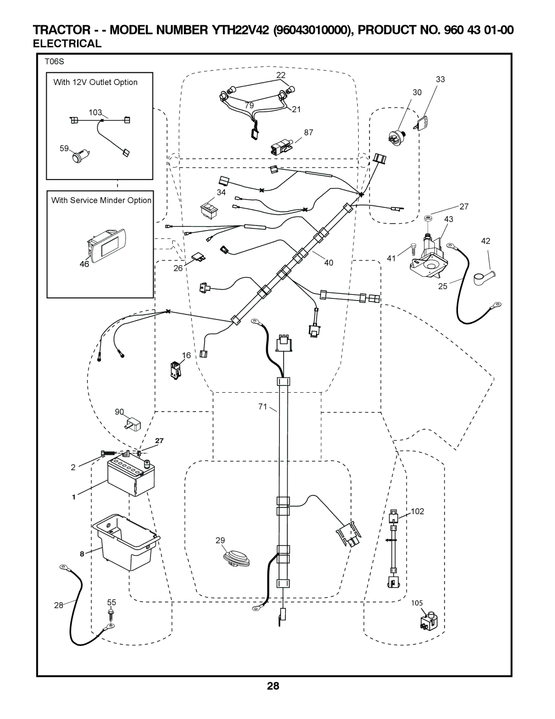 Husqvarna 960430173 owner manual Electrical 