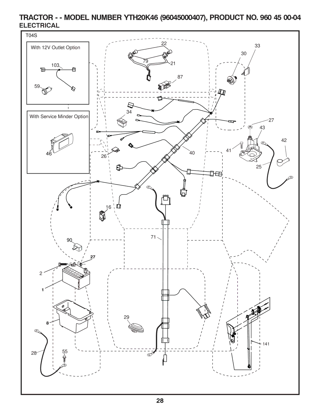 Husqvarna 96045000407 owner manual Electrical 