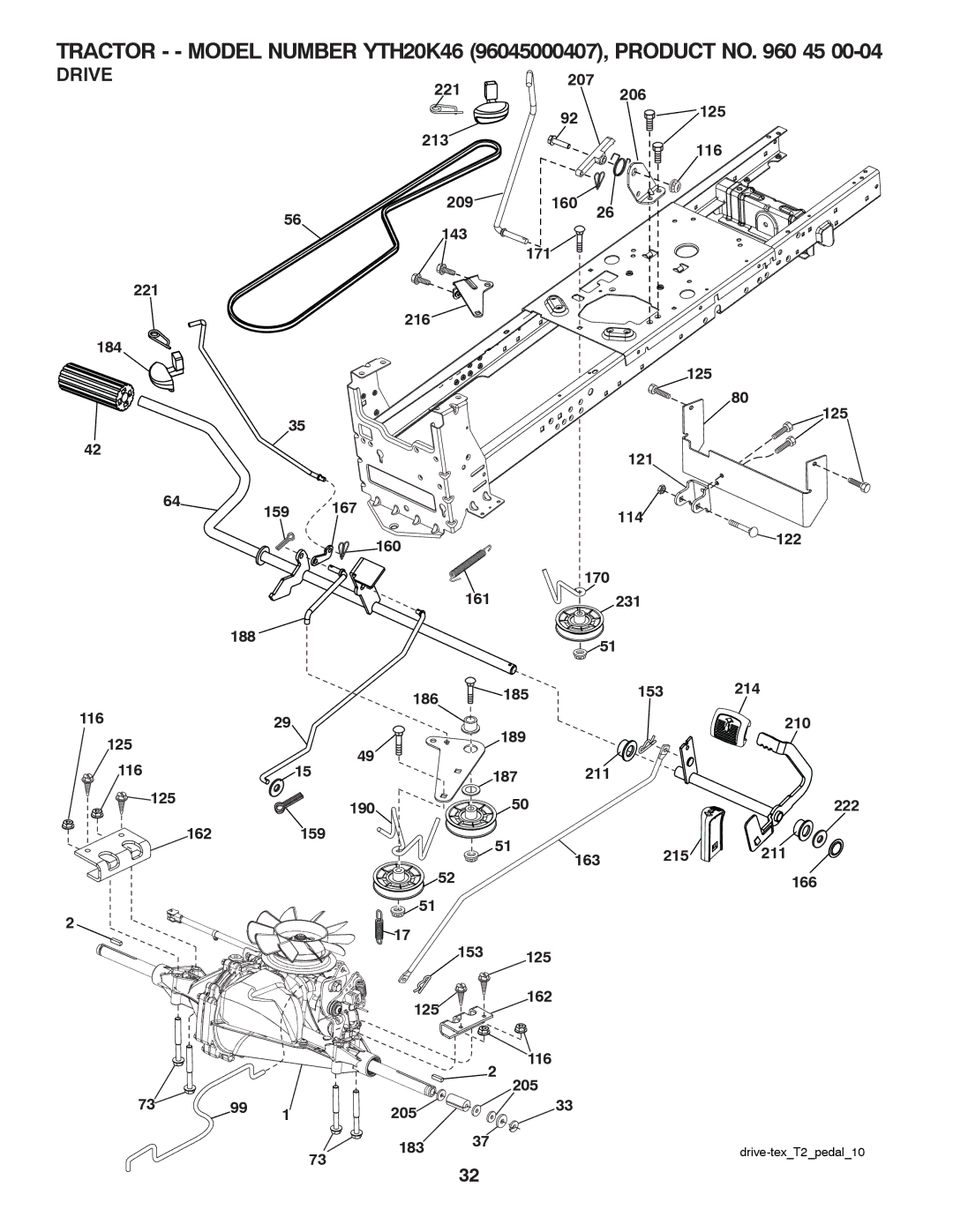 Husqvarna 96045000407 owner manual Drive 