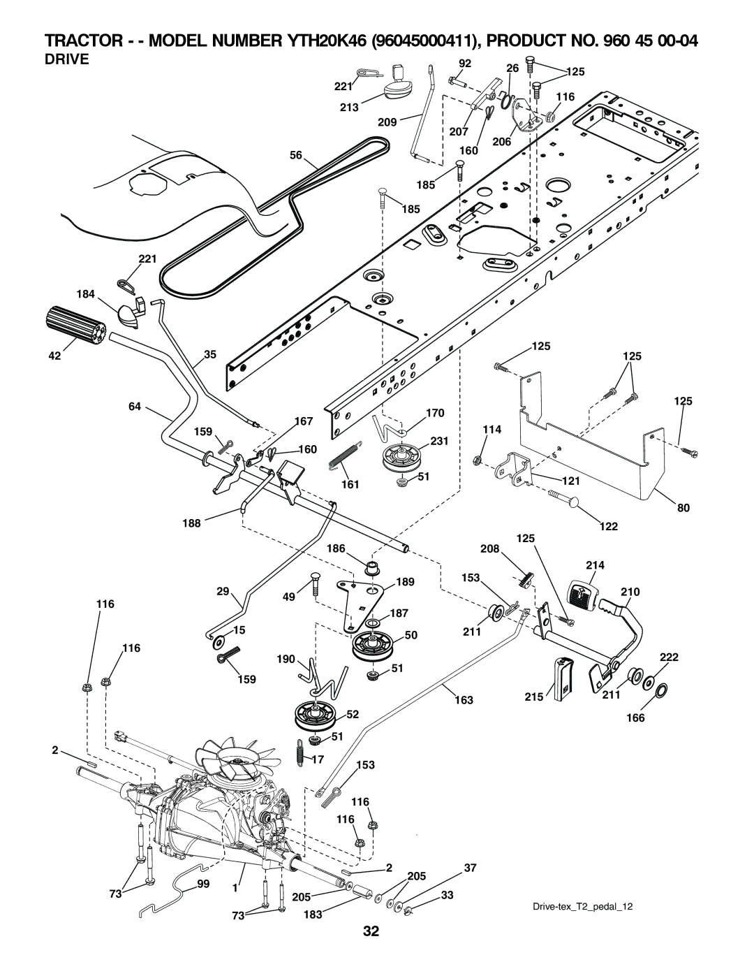 Husqvarna 96045000411 owner manual Drive 