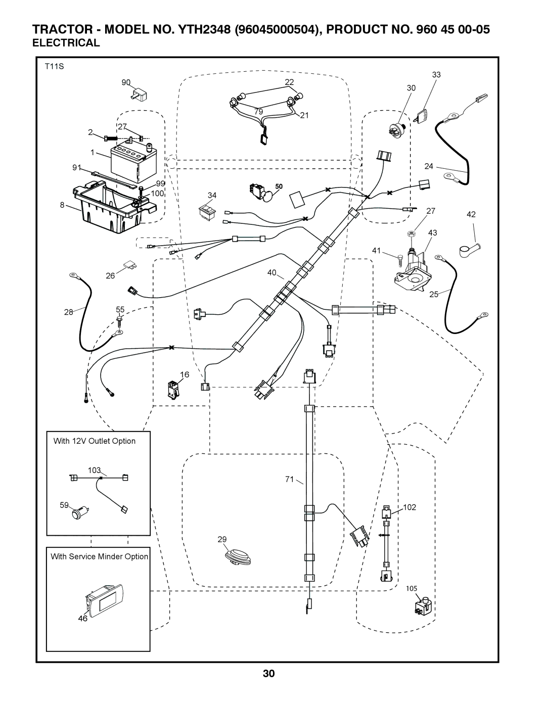 Husqvarna 96045000504, 532424761R1 owner manual Electrical 