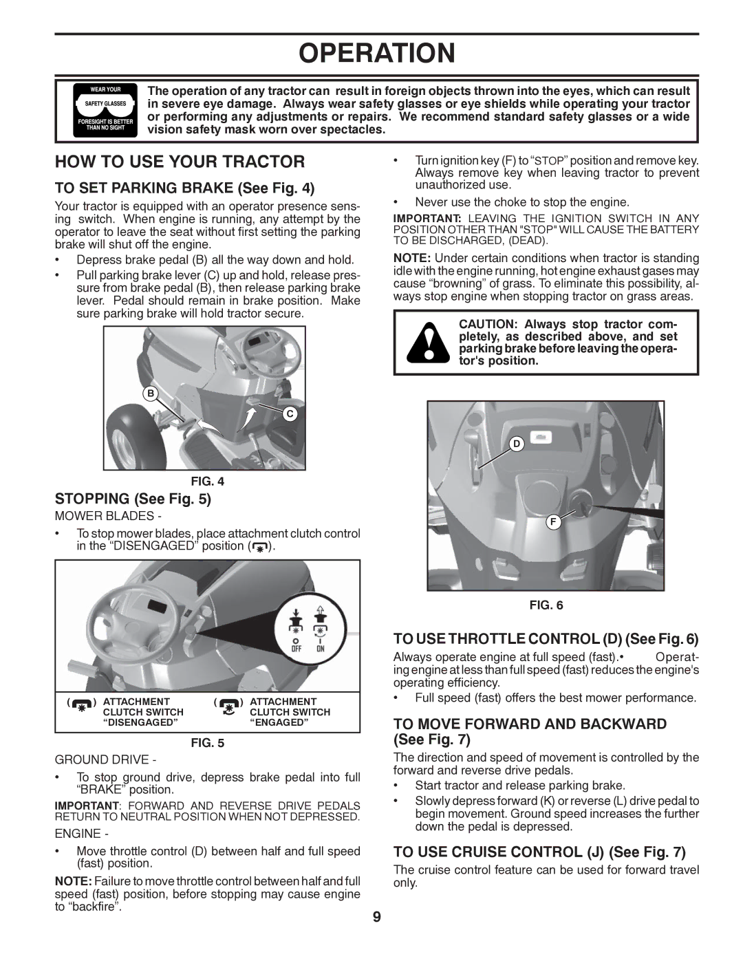 Husqvarna 532 43 00-03, 96045002200 owner manual HOW to USE Your Tractor 