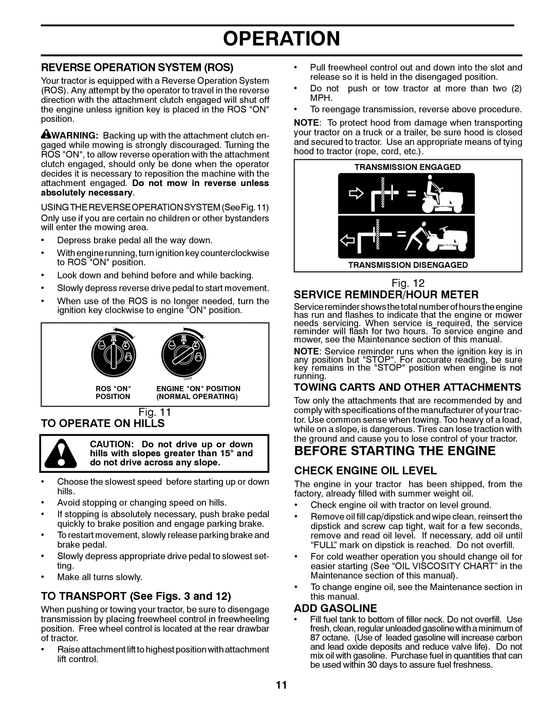 Husqvarna 532 43 65-03, 96045002202 owner manual Before Starting the Engine 