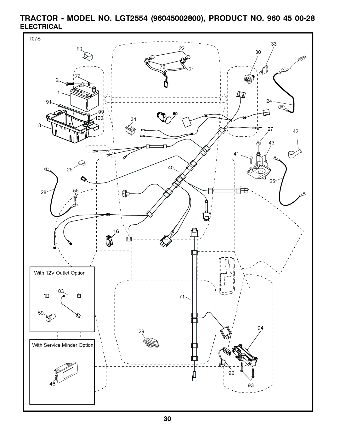 Husqvarna 96045002800, 532 44 00-55 owner manual Electrical 