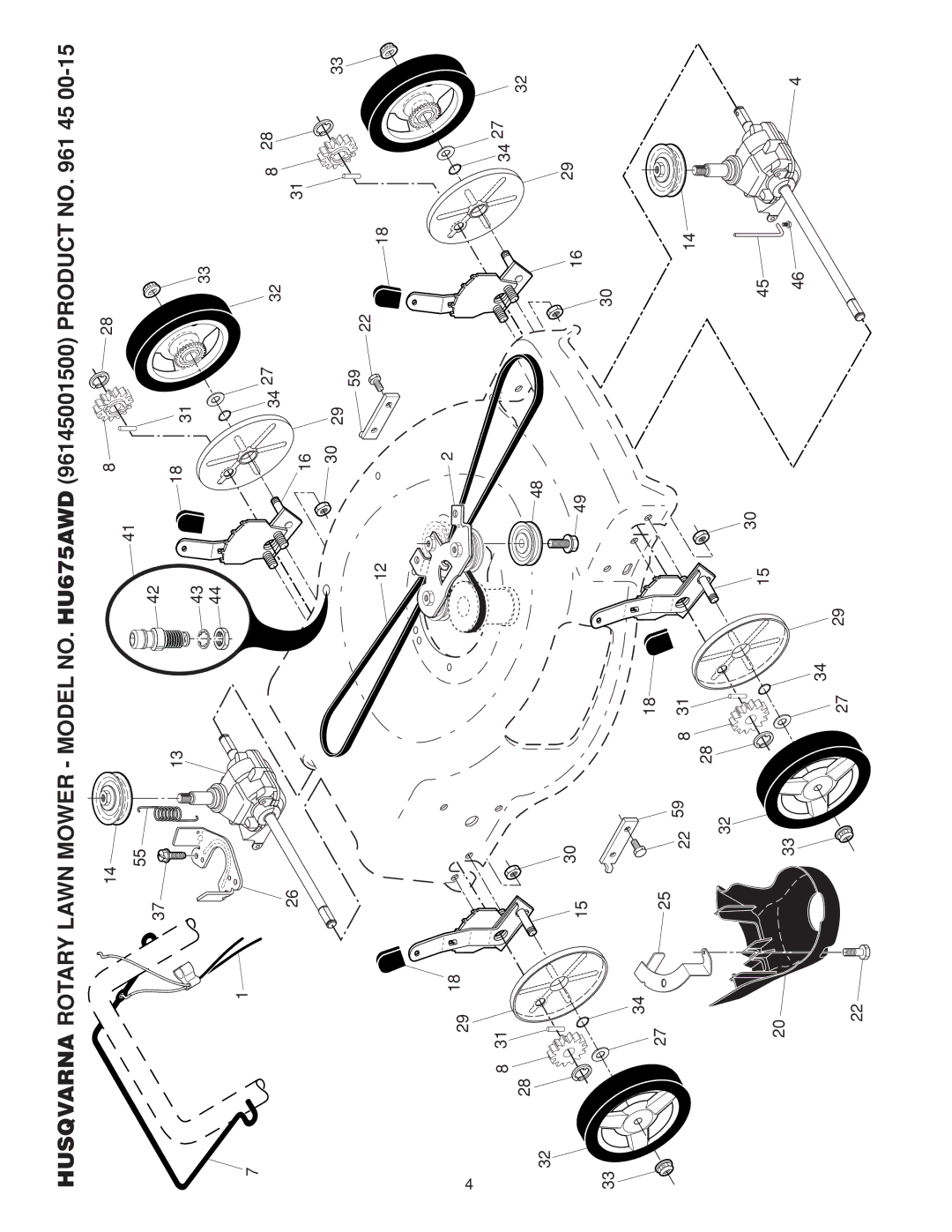 Husqvarna 961430108 manual 