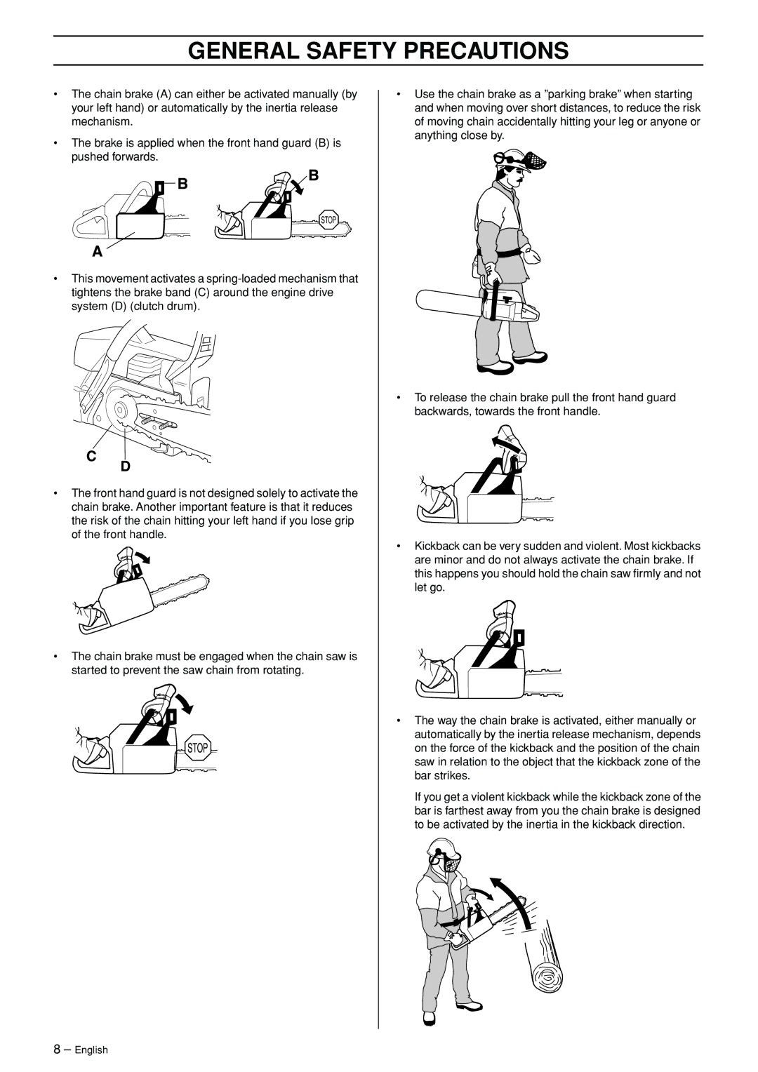 Husqvarna 965030292 manual General Safety Precautions 