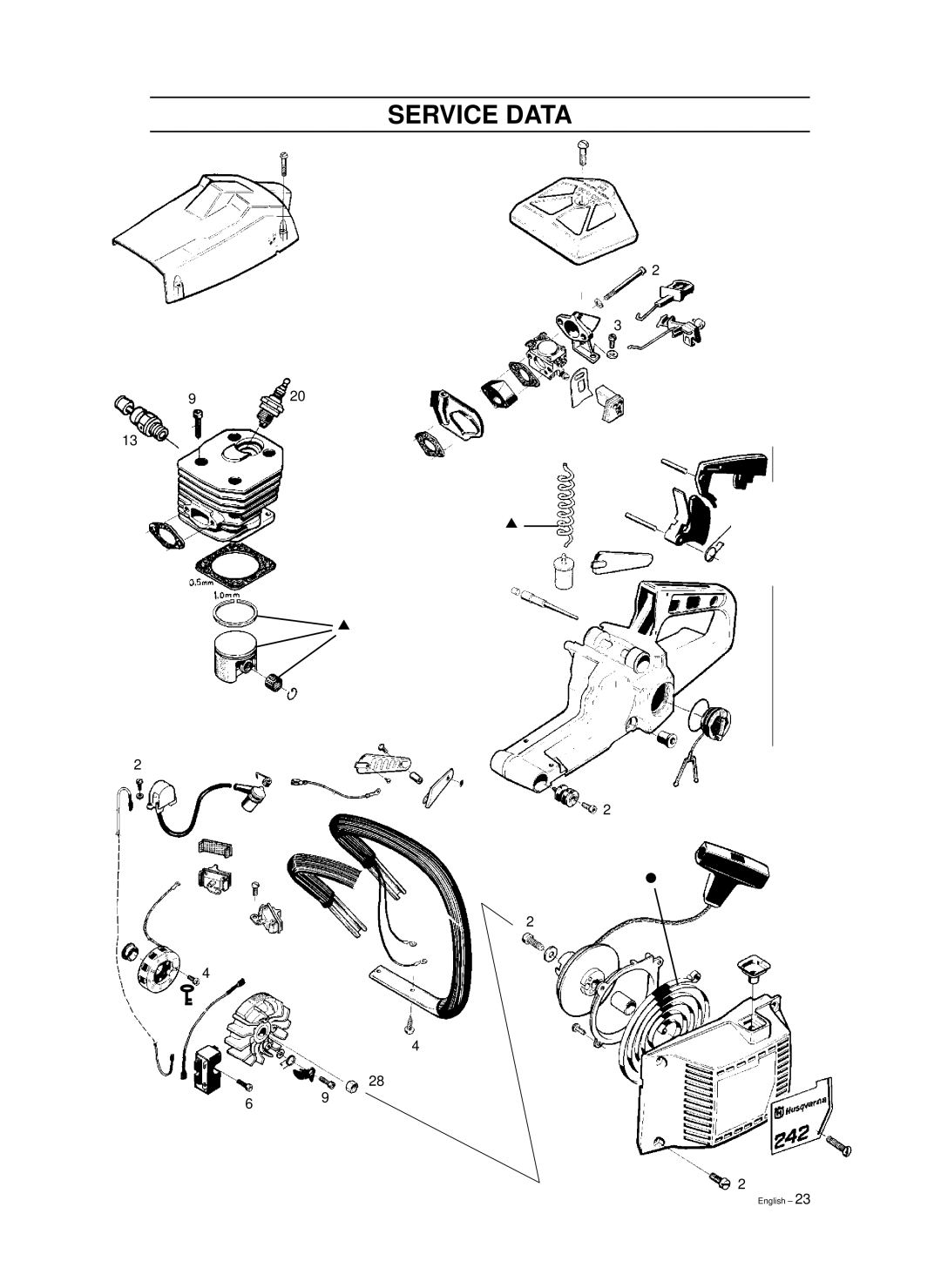 Husqvarna 1018855-26, 965030298, 965030296 manual 920 