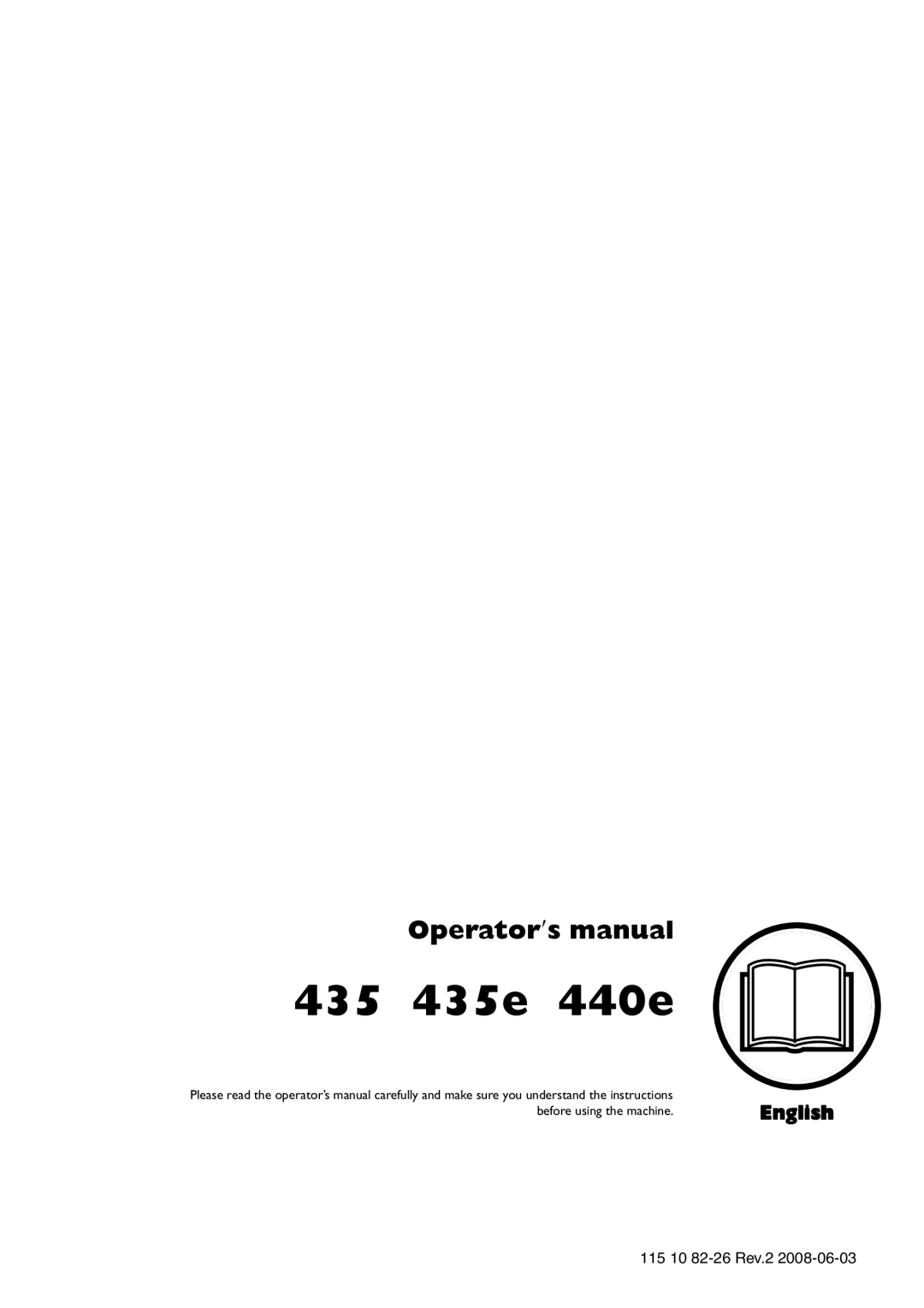 Husqvarna 965168601, 965167936, 965167501 manual Operator′s manual, 435 435e 440e 