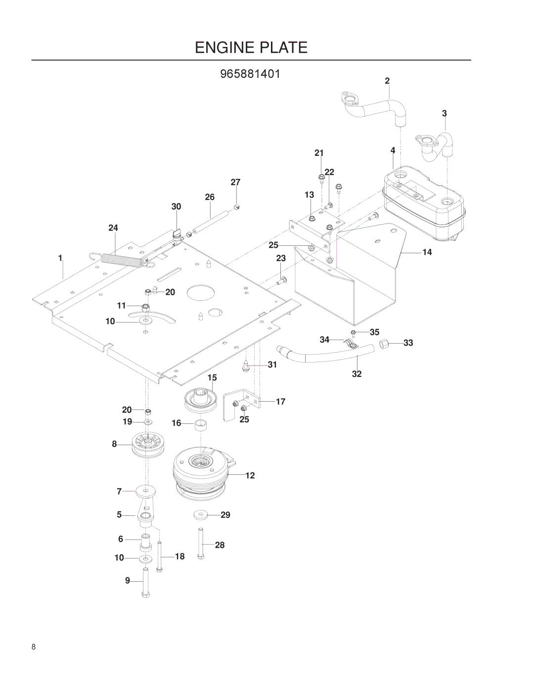 Husqvarna RZ4219F, 965881301, 965921501, 966495701, 966514801, RZ5424, RZ5422, RZ4619, RZ4219 BF manual 965881401 