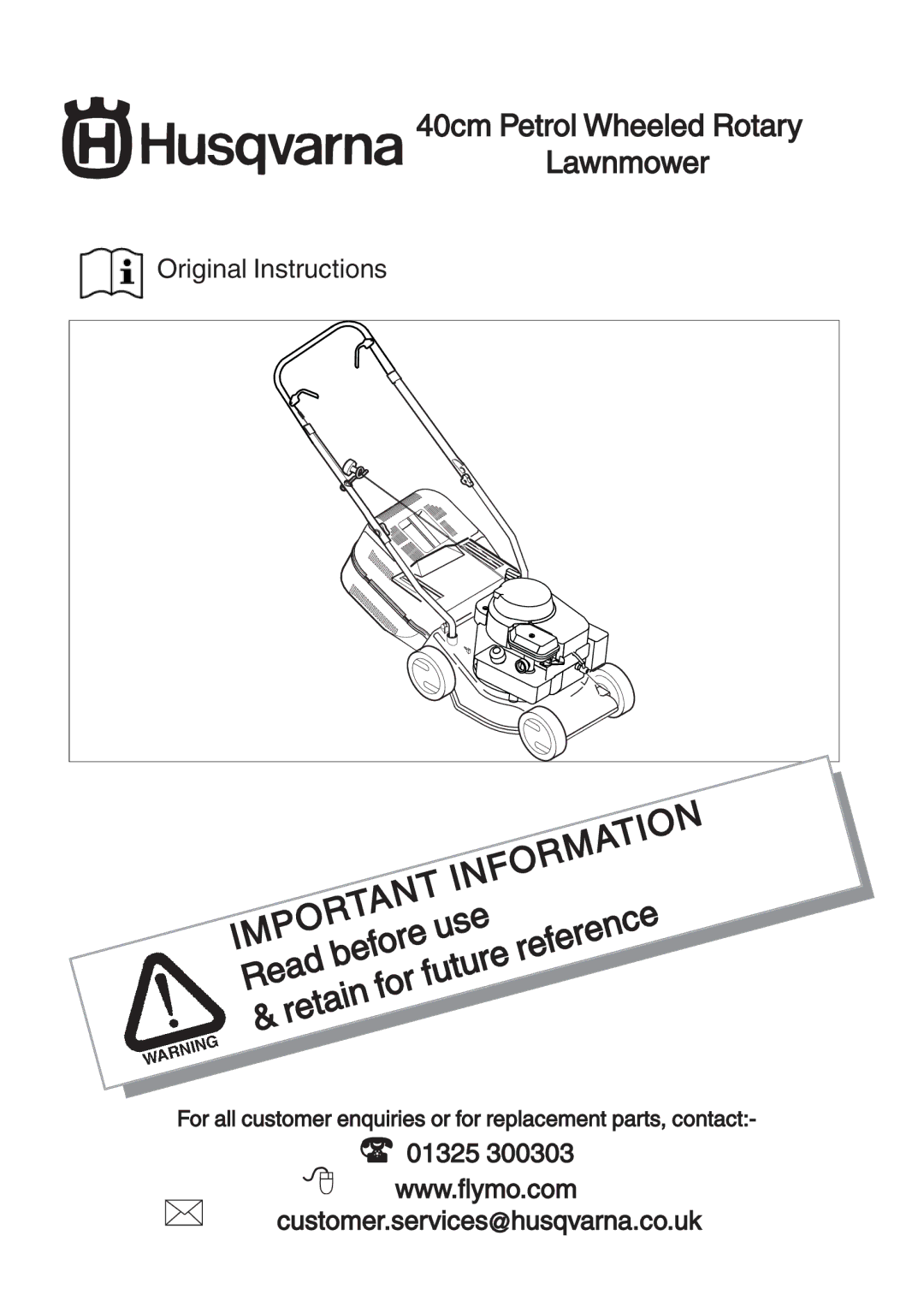 Husqvarna 965969301, 965969201, 965984601, 965984501, 965969501, 965969401 manual Information 