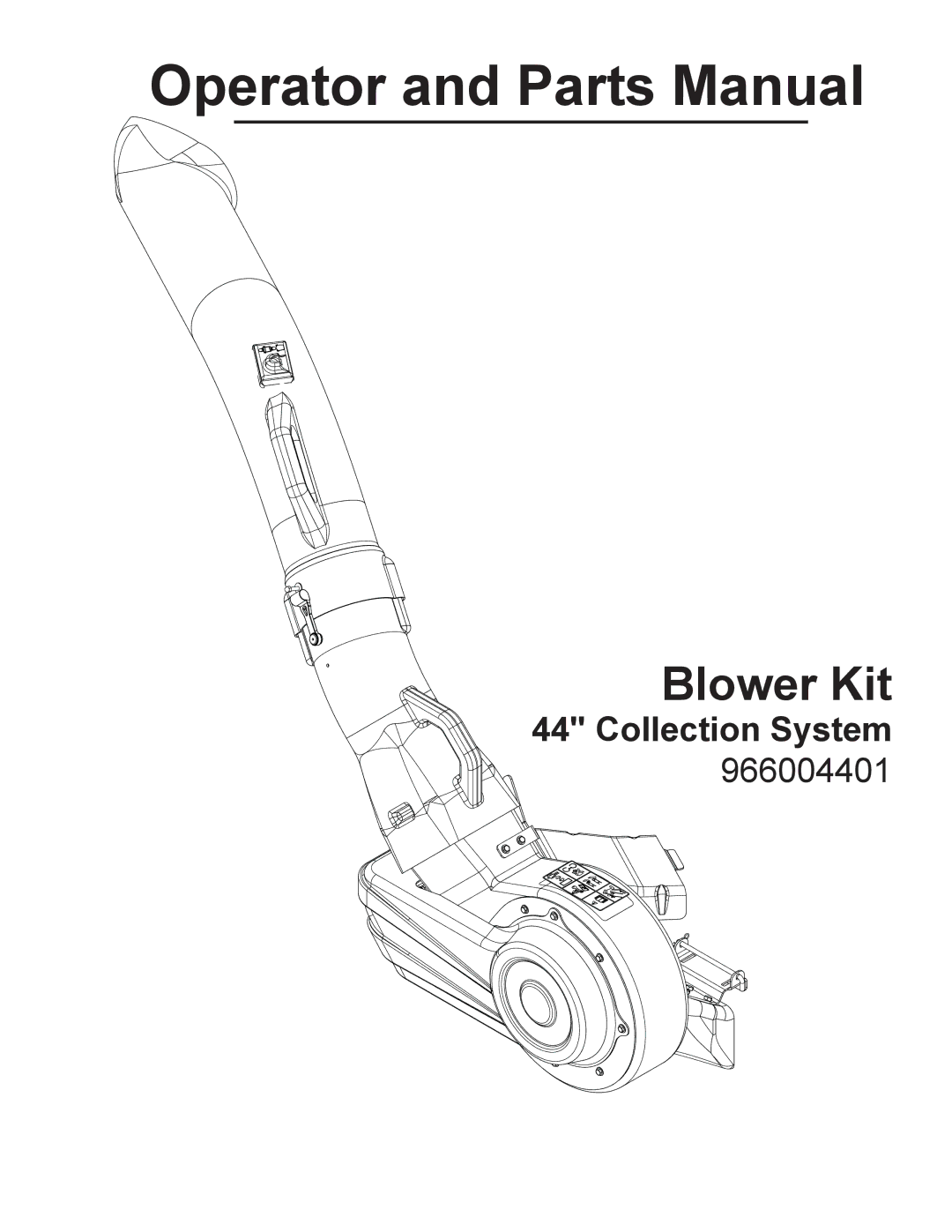 Husqvarna 965 610901, 966004401, 115 149727 R01 manual Operator and Parts Manual 