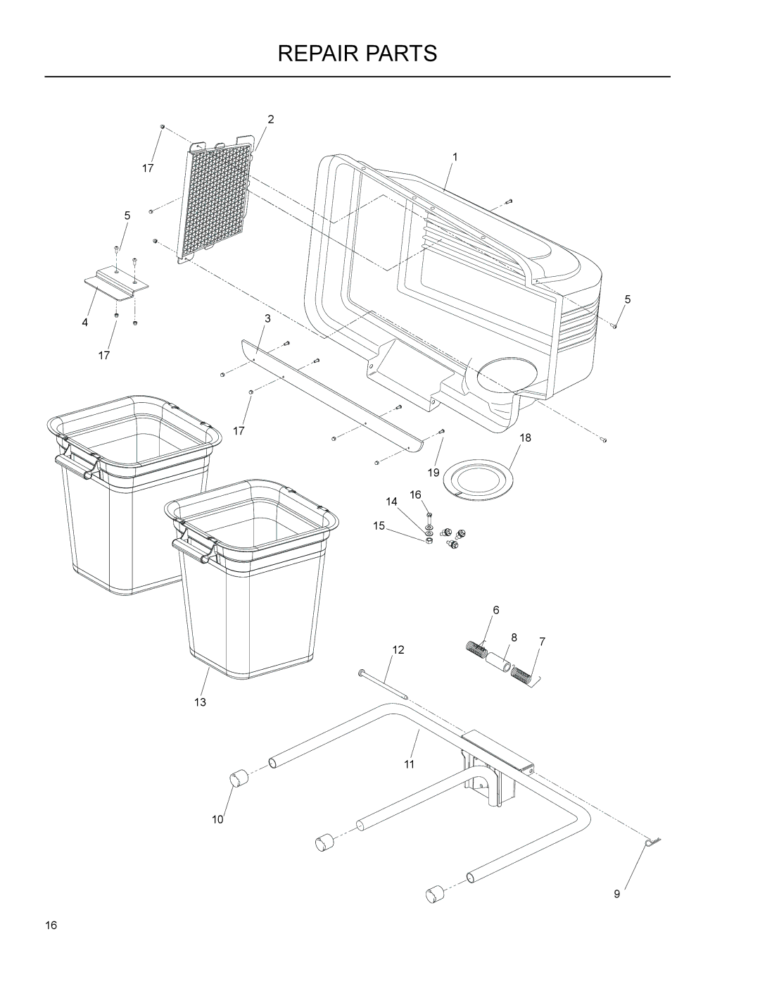 Husqvarna 965 610901, 966004401, 115 149727 R01 manual Repair Parts 