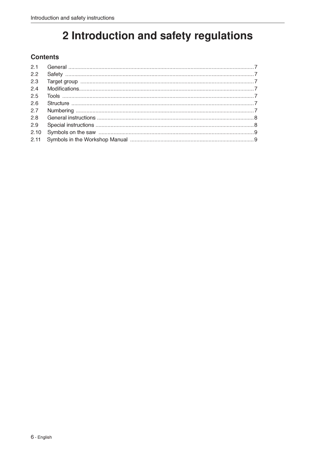 Husqvarna 966451906 manual Introduction and safety regulations, Contents 