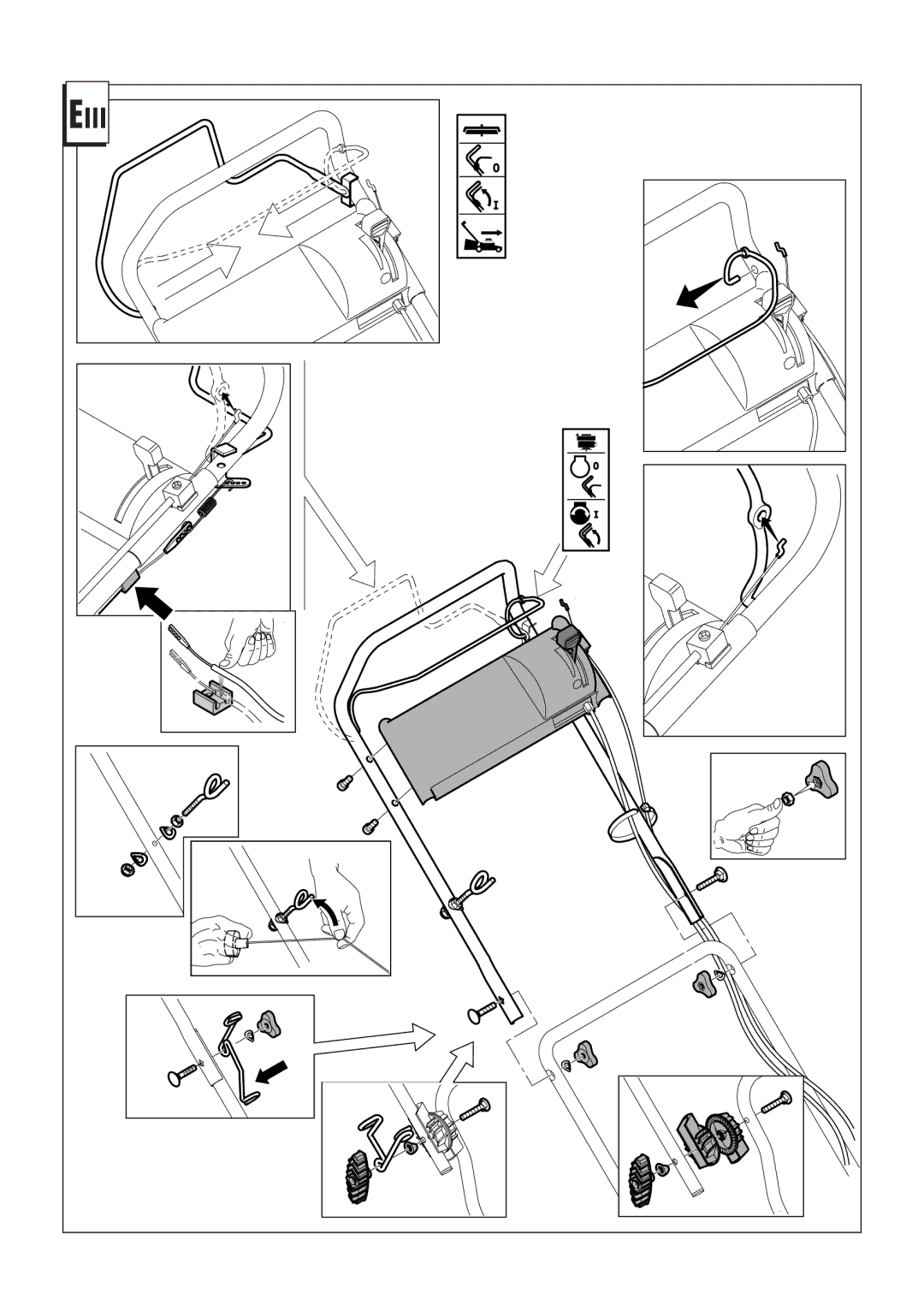 Husqvarna 966524101, 962000110, 962000107, 962000108, 966524001, 966523901, 966498101, 965994001, 965993501, 966488901 