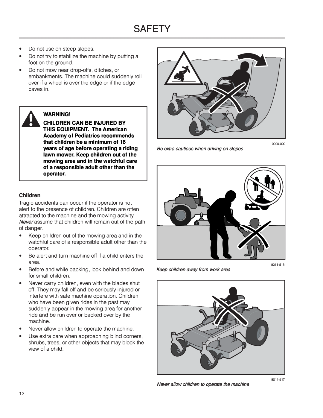 Husqvarna 966616701, PZ29D CE manual Children, Safety 