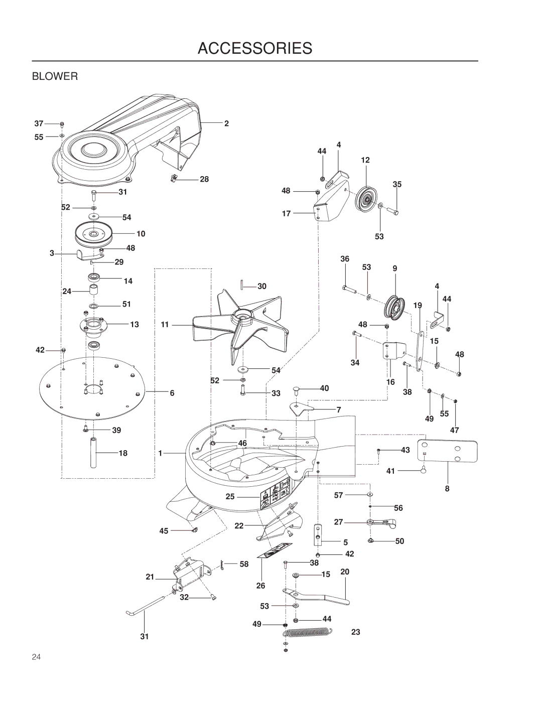 Husqvarna 966659501, EZ4824 CA warranty Accessories 