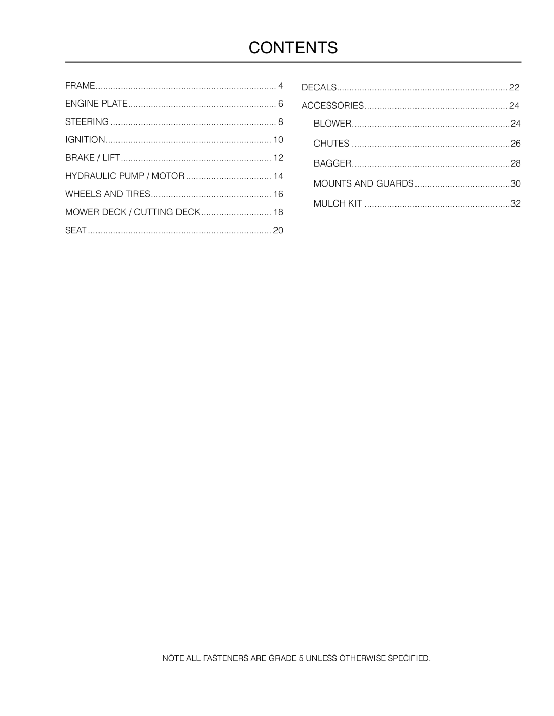 Husqvarna EZ4824 CA, 966659501 warranty Contents 