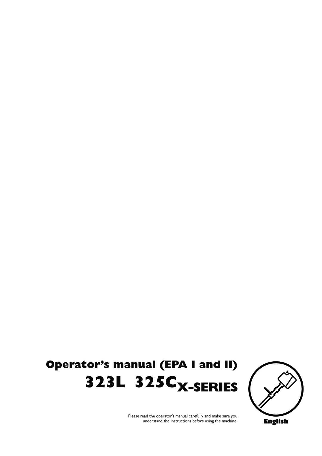 Husqvarna 966765403 manual 323L 325CX-SERIES, Operator’s manual EPA I and, English 