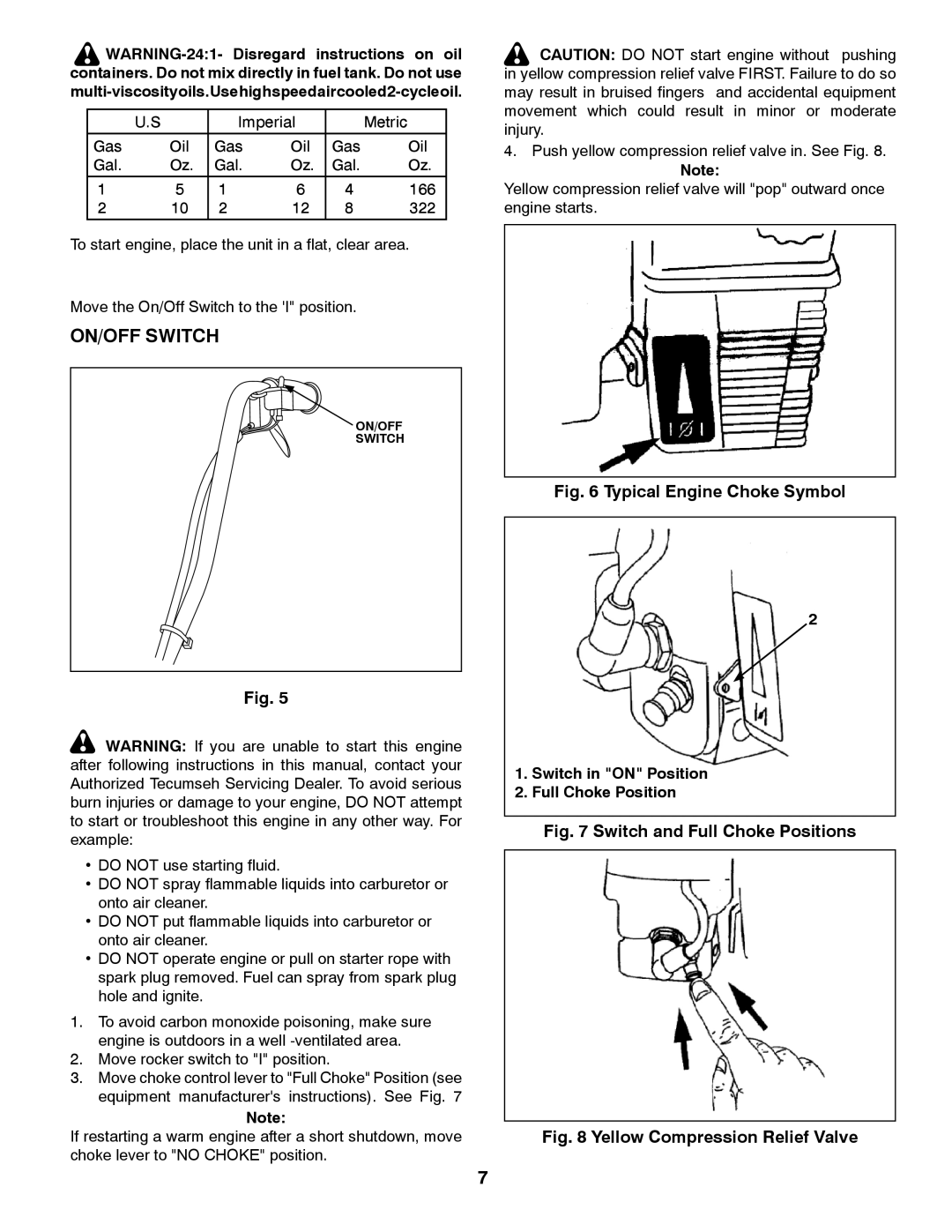 Husqvarna 966957301 specifications Typical Engine Choke Symbol 