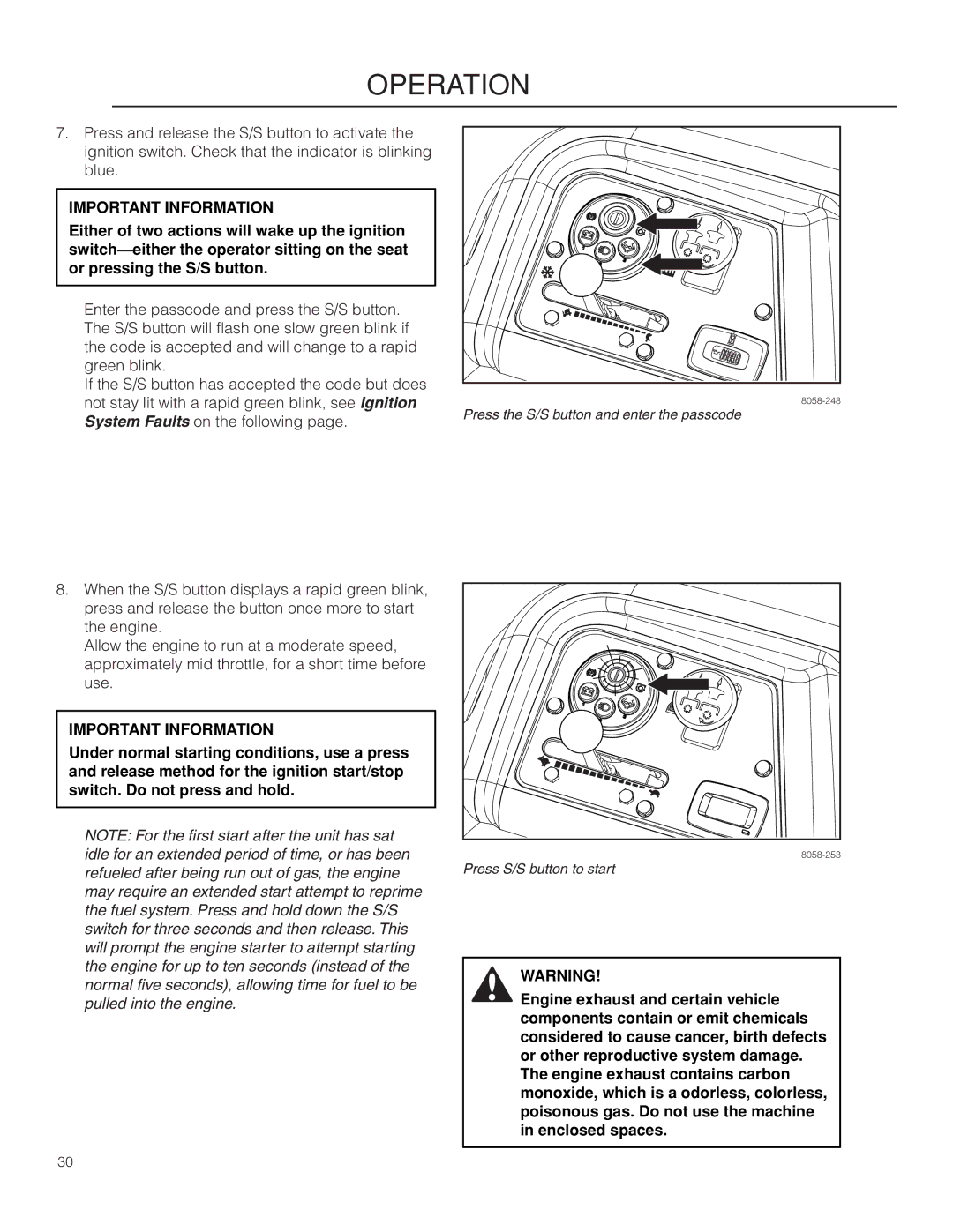 Husqvarna 967277601 warranty Important Information 