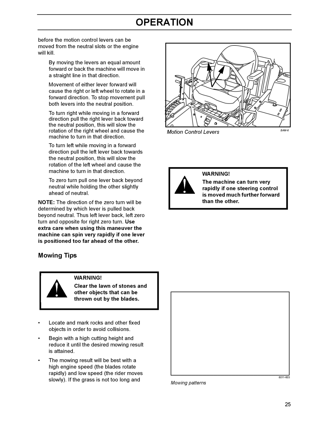 Husqvarna BZ7234D, 968999218, 968999214, 968999216, BZ6127D, BZ6134D manual Mowing Tips 