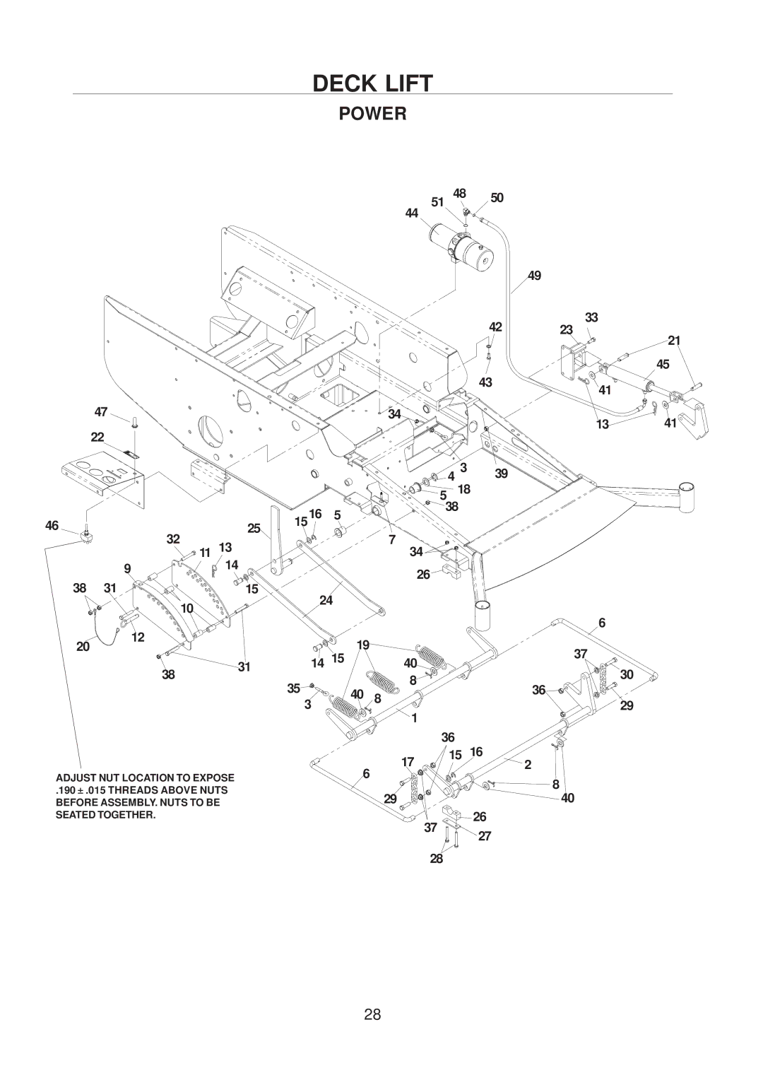 Husqvarna 968999221 / BZE6127D, 968999223 / BZE7234D, 968999222 / BZE6134D manual Power 