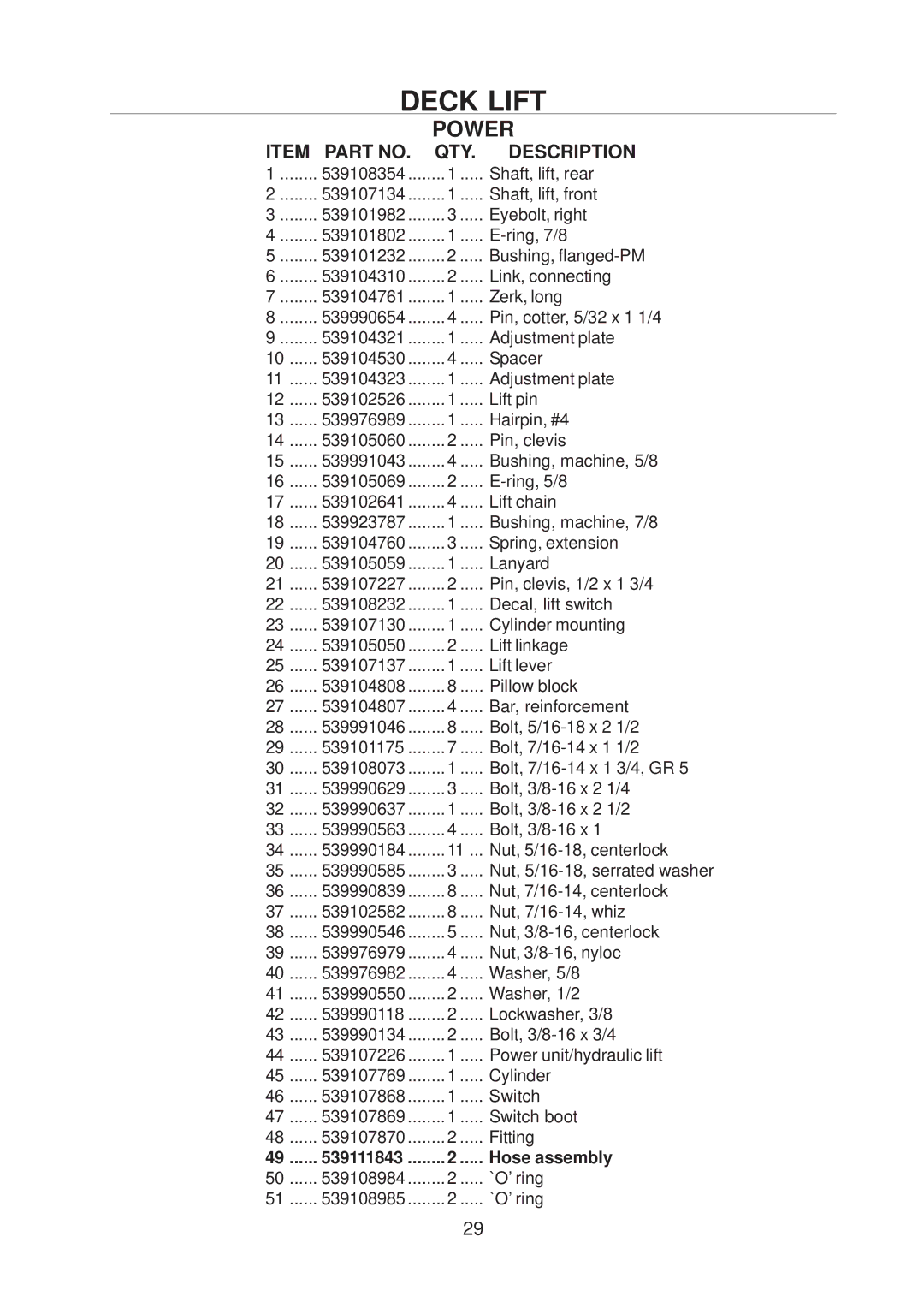 Husqvarna 968999222 / BZE6134D, 968999223 / BZE7234D, 968999221 / BZE6127D manual Hose assembly 