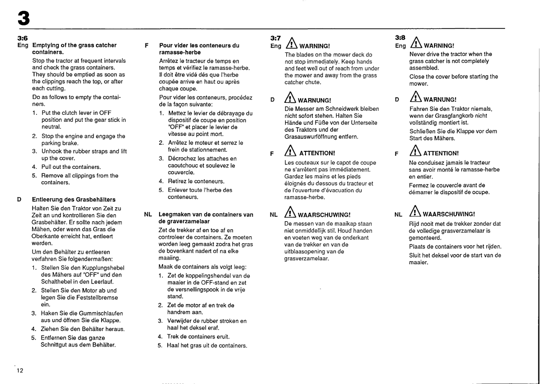 Husqvarna 970-12 manual 