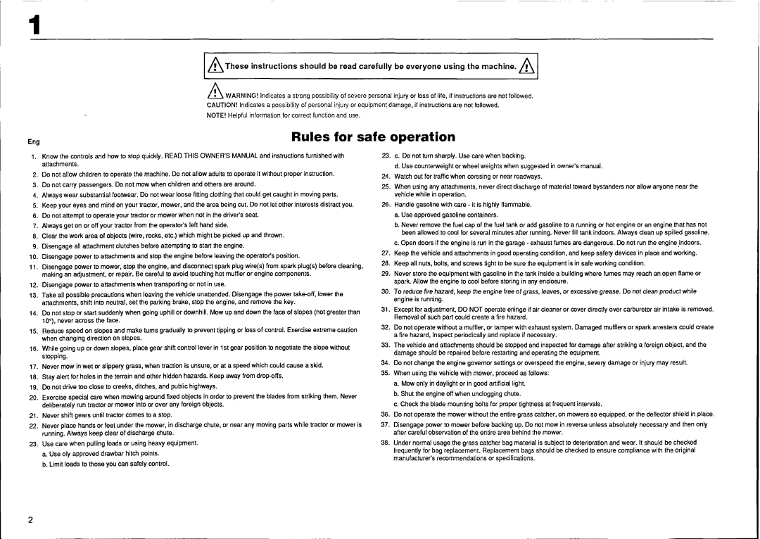 Husqvarna 970-12 manual 