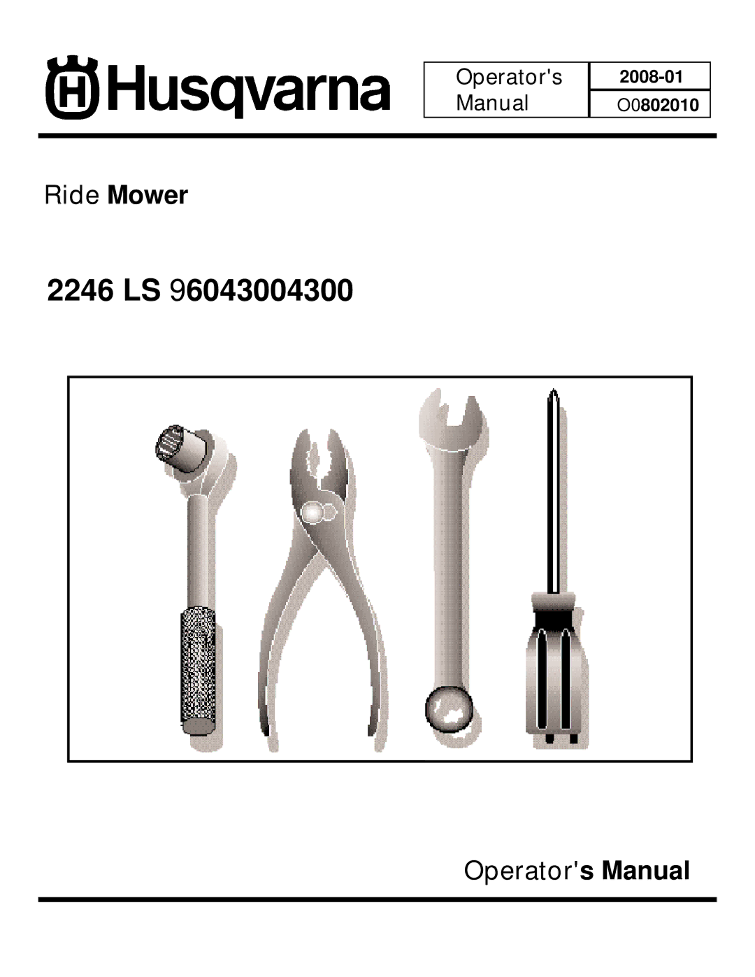 Husqvarna AP1720-E2 manual 2246 LS 