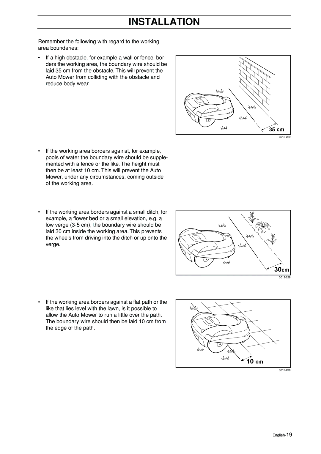 Husqvarna Auto Mower manual 10 cm 