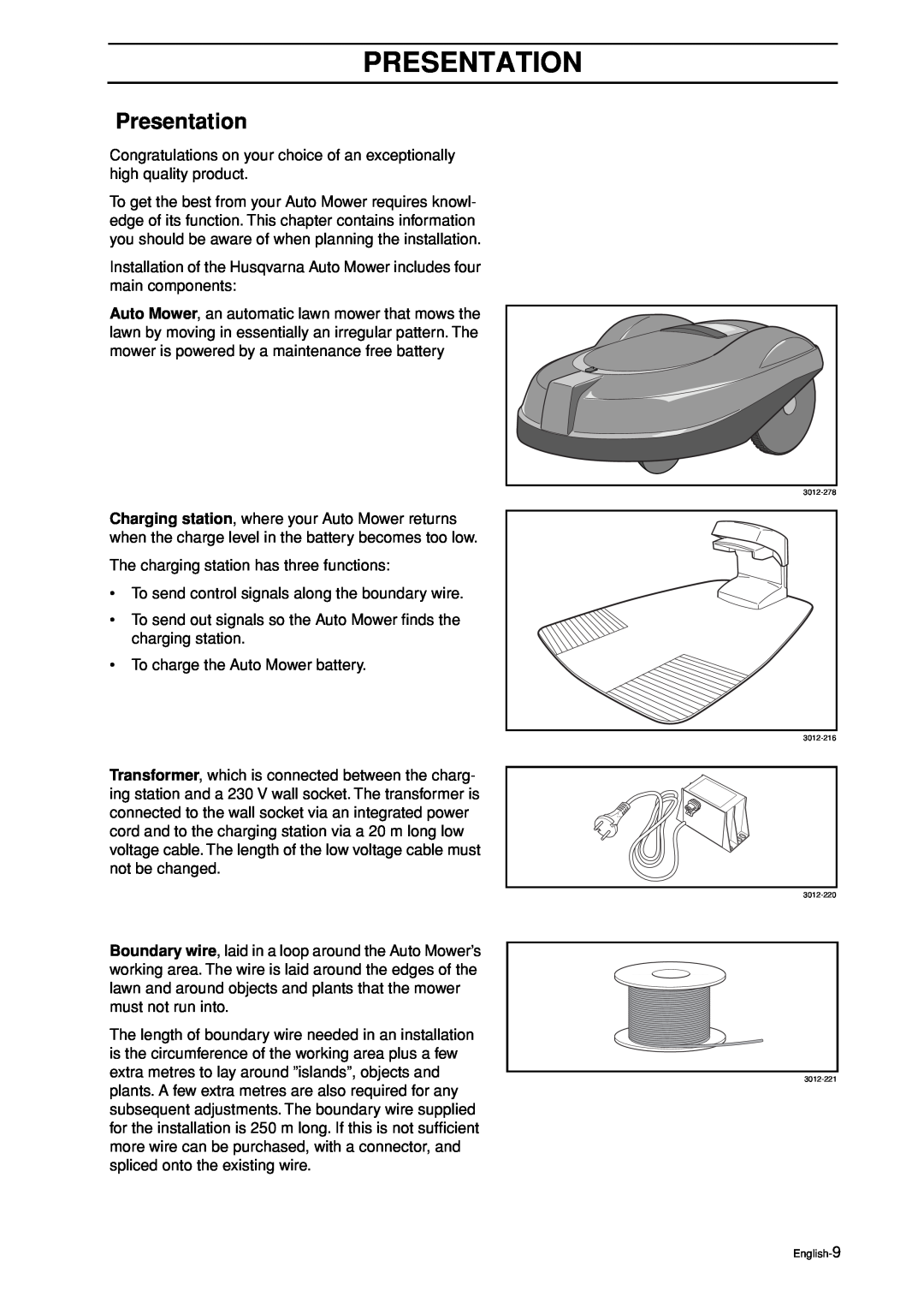 Husqvarna Auto Mower manual Presentation 