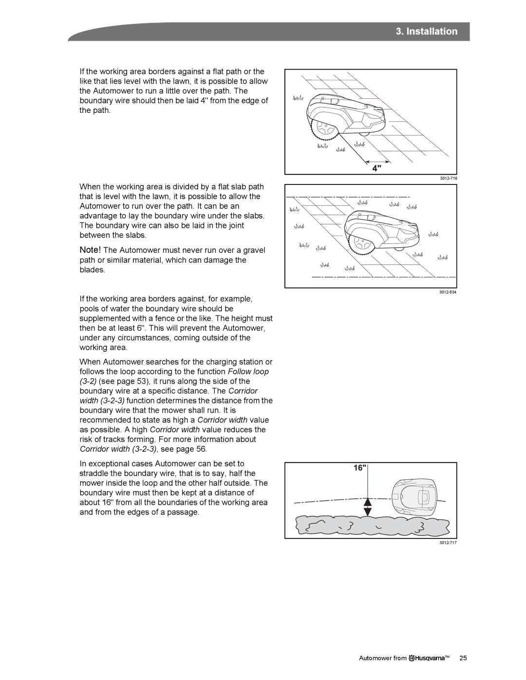 Husqvarna Automower manual 3012-716 