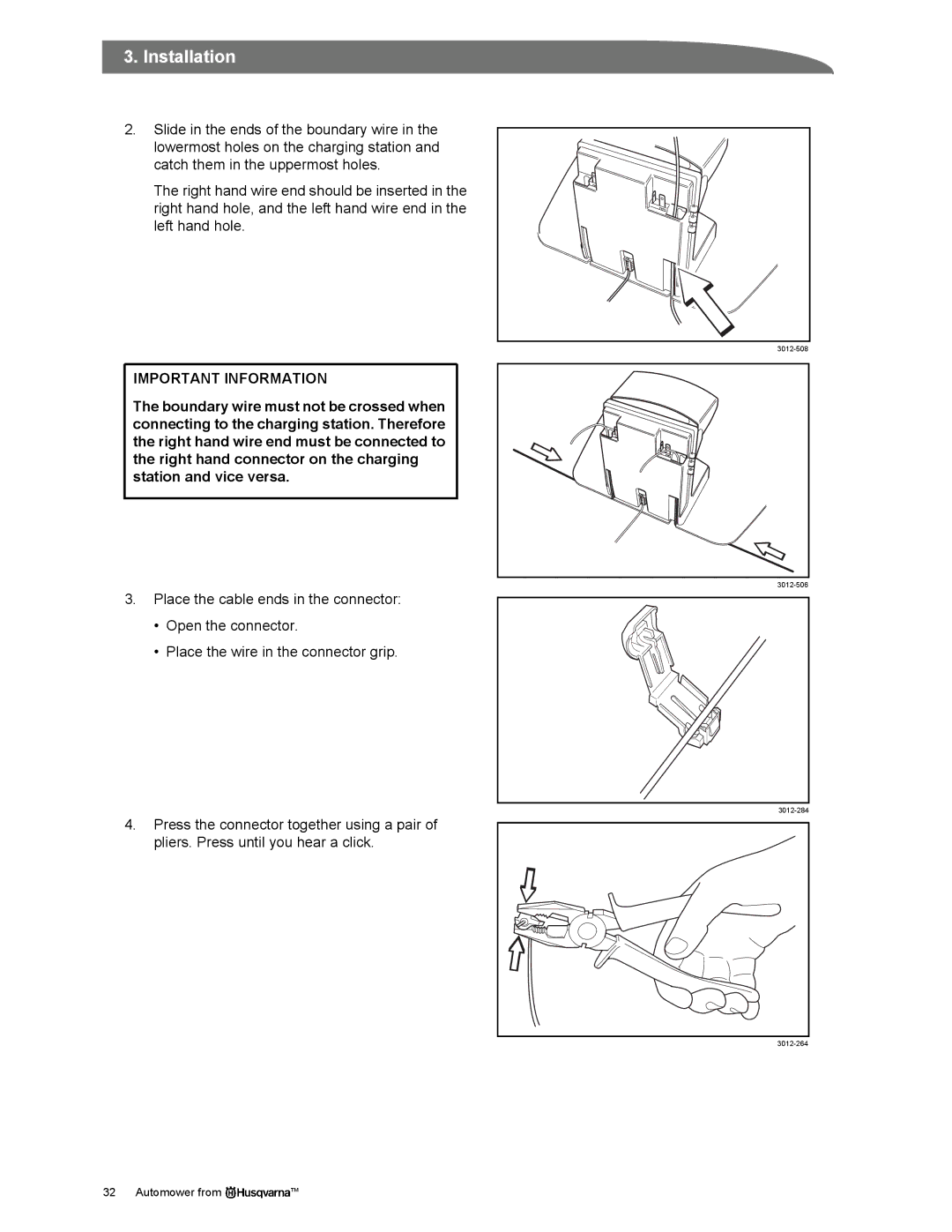 Husqvarna Automower manual 3012-508 