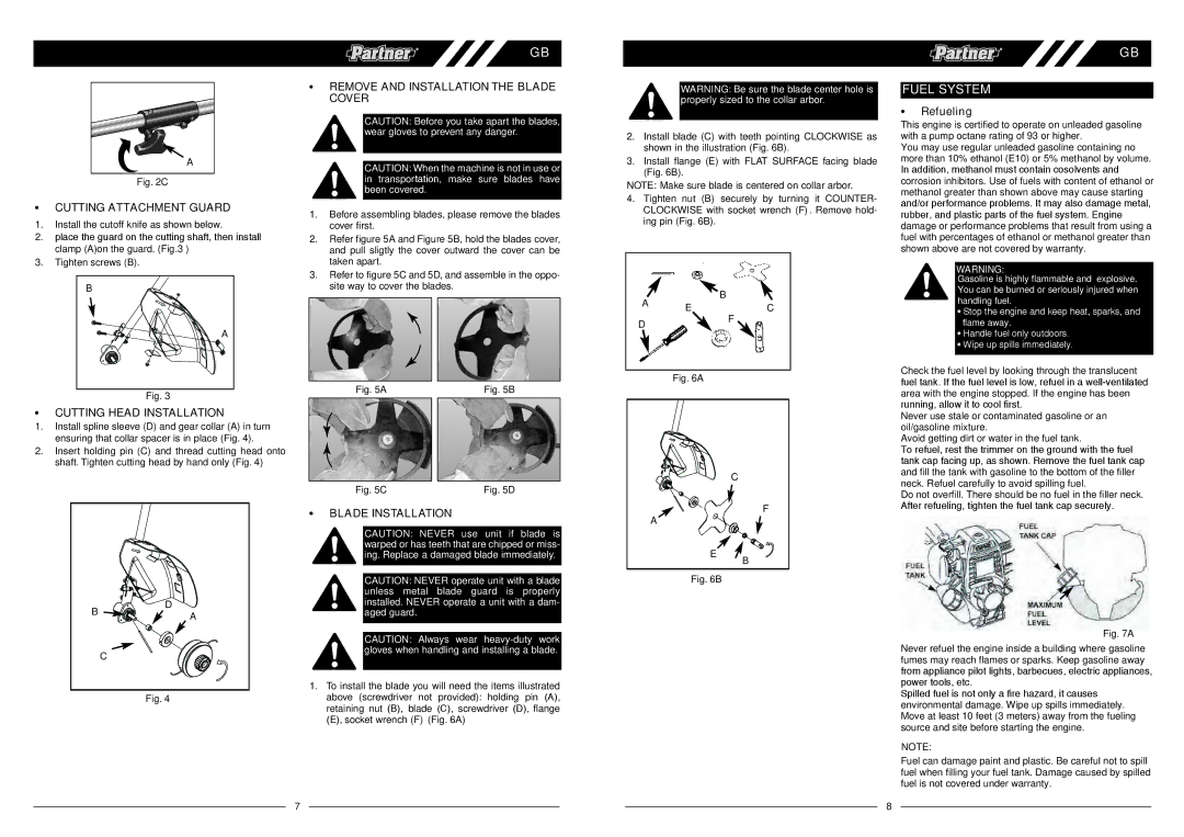 Husqvarna BC 435B Fuel System, Cutting Attachment Guard, Remove and Installation the Blade Cover, Blade Installation 