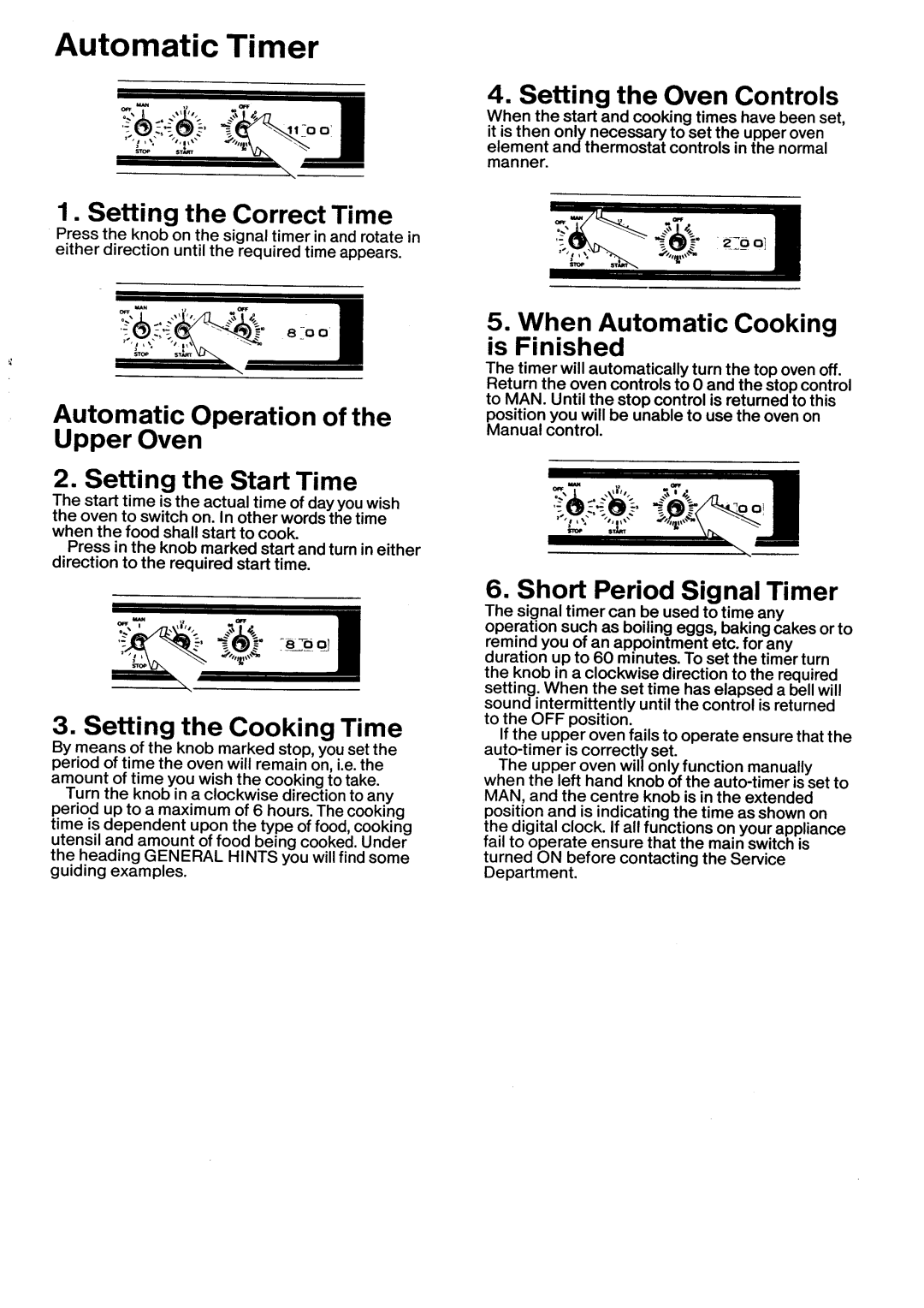 Husqvarna Built-in Oven manual 