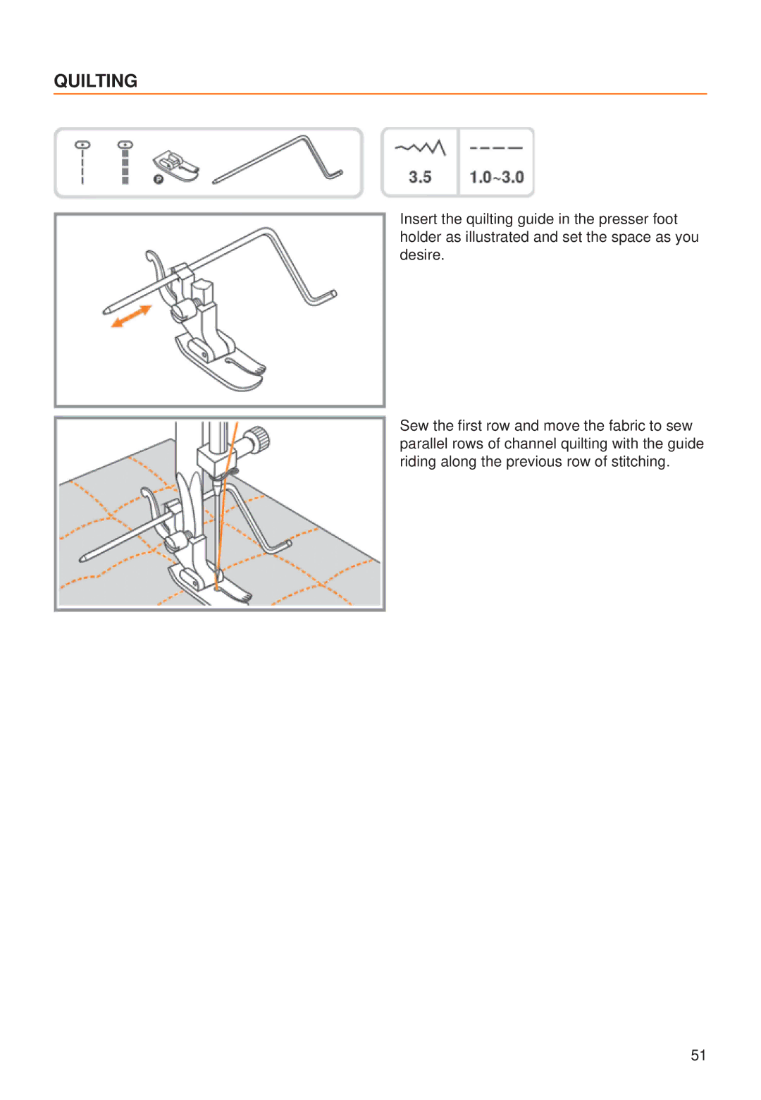 Husqvarna C10, C20 manual Quilting 