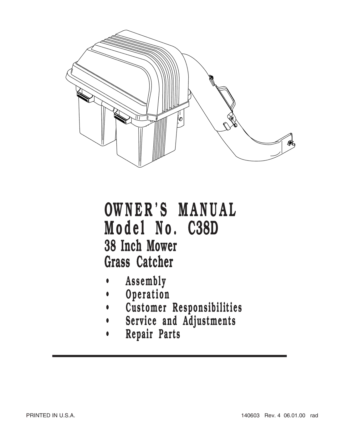 Husqvarna C38D manual Rvice 