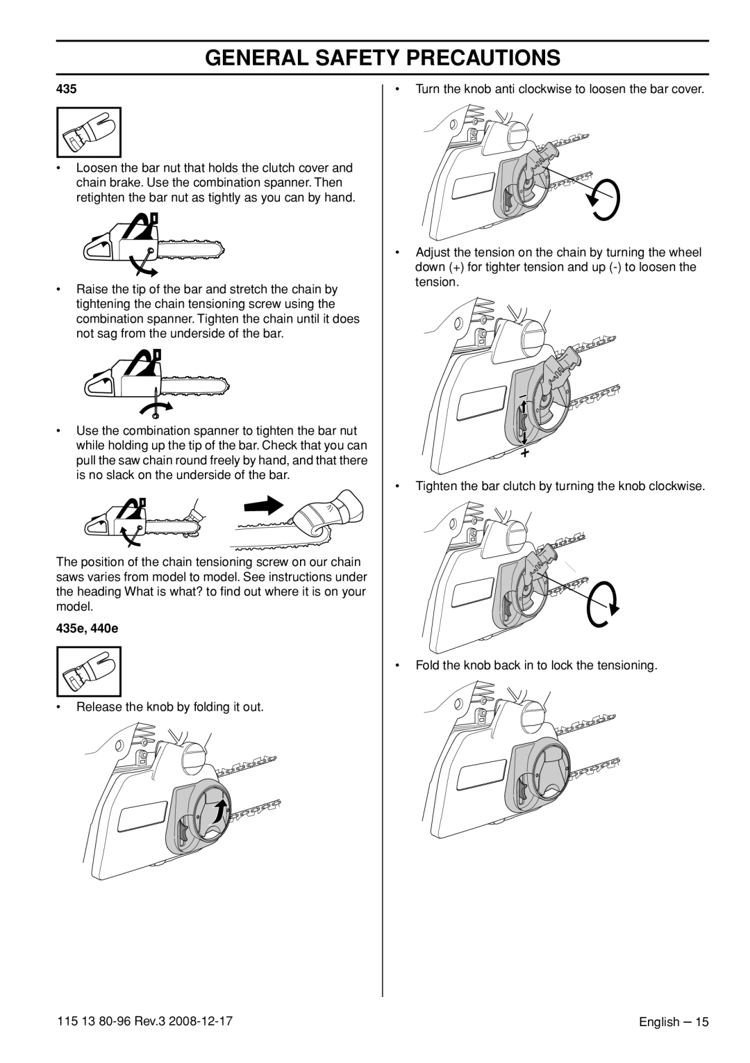 Husqvarna CARB III manual 435e, 440e 