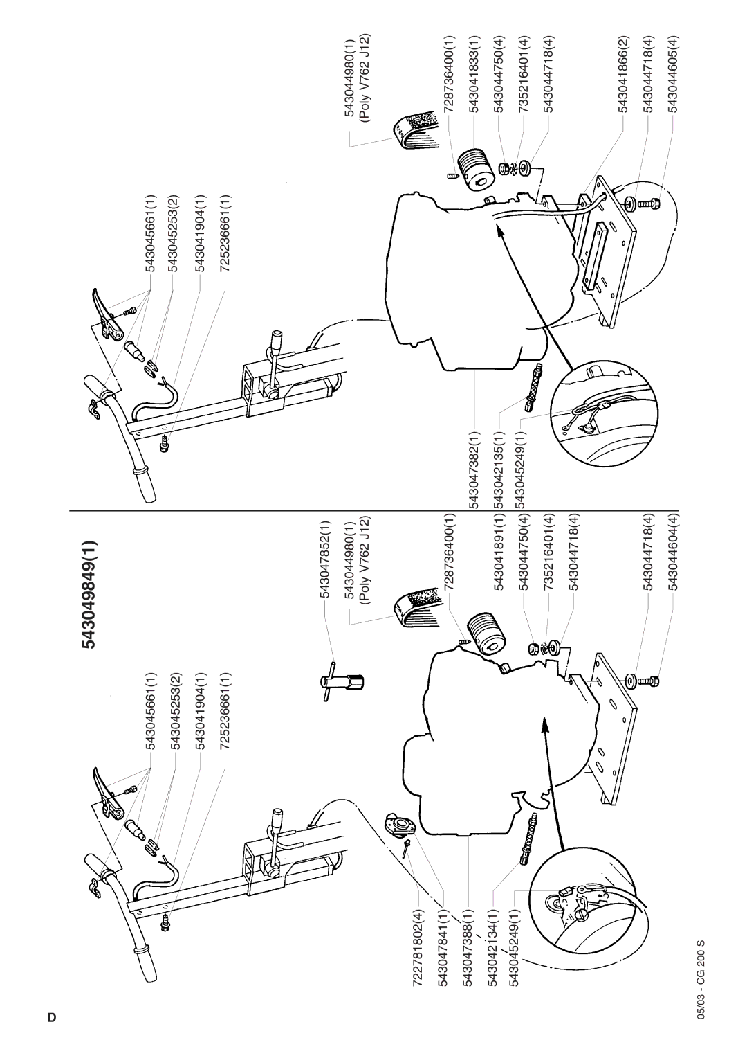 Husqvarna CG 200 S manuel dutilisation 5430498491 