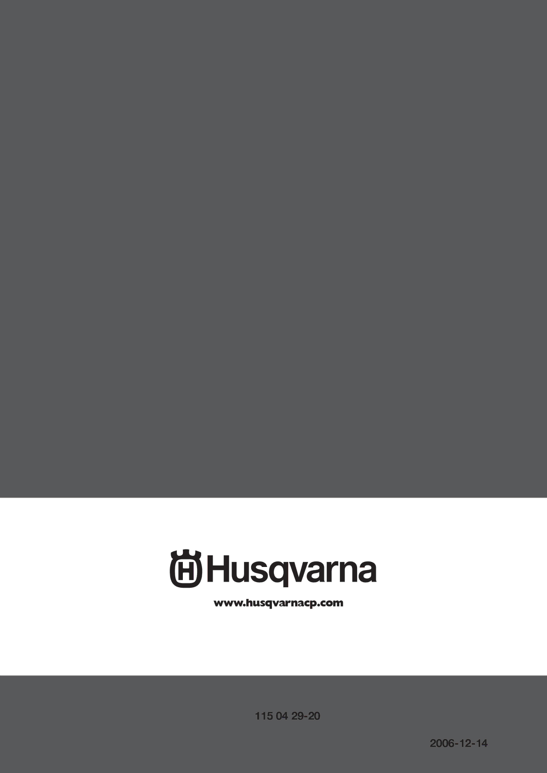 Husqvarna CS 2512 manual 115 04 2006-12-14 