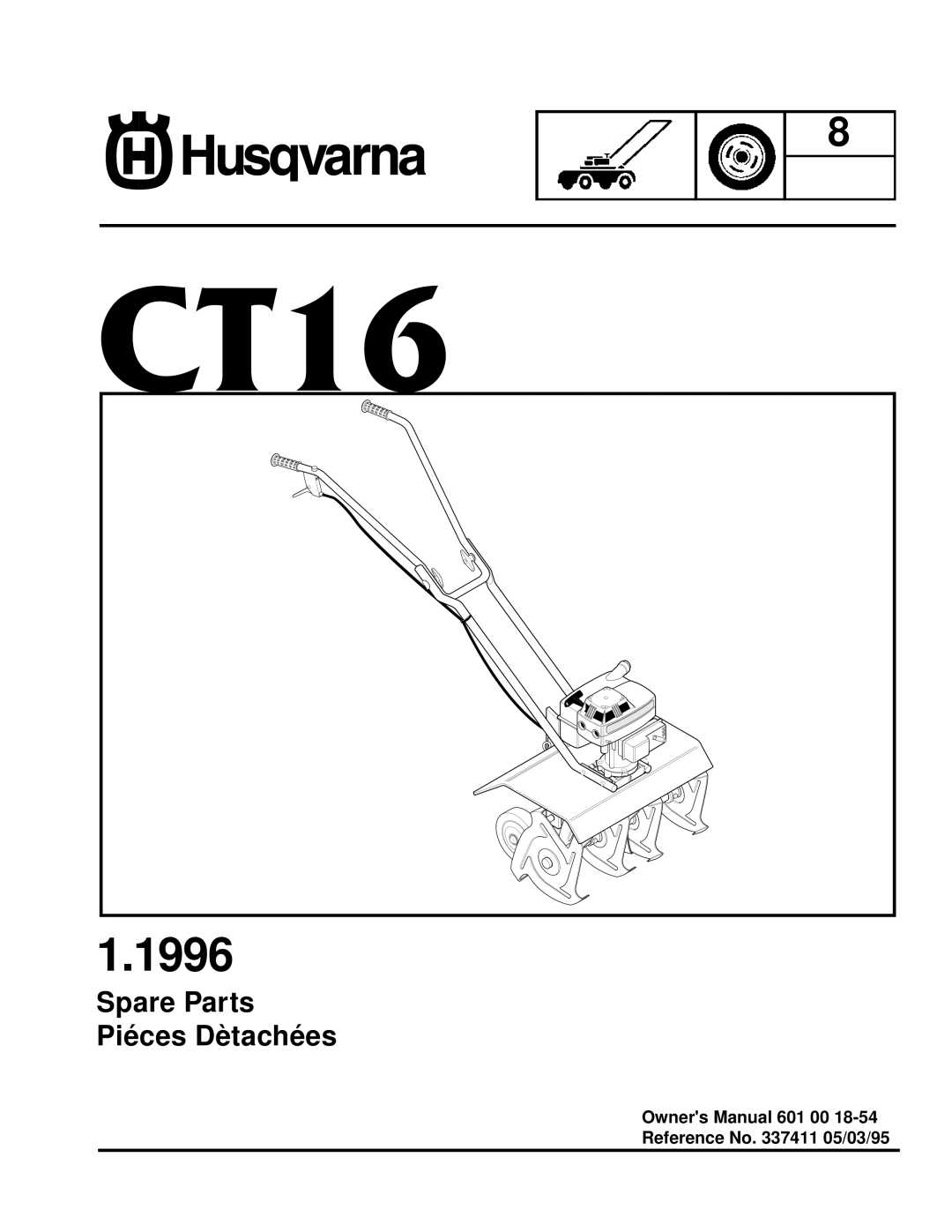 Husqvarna CT16 owner manual 