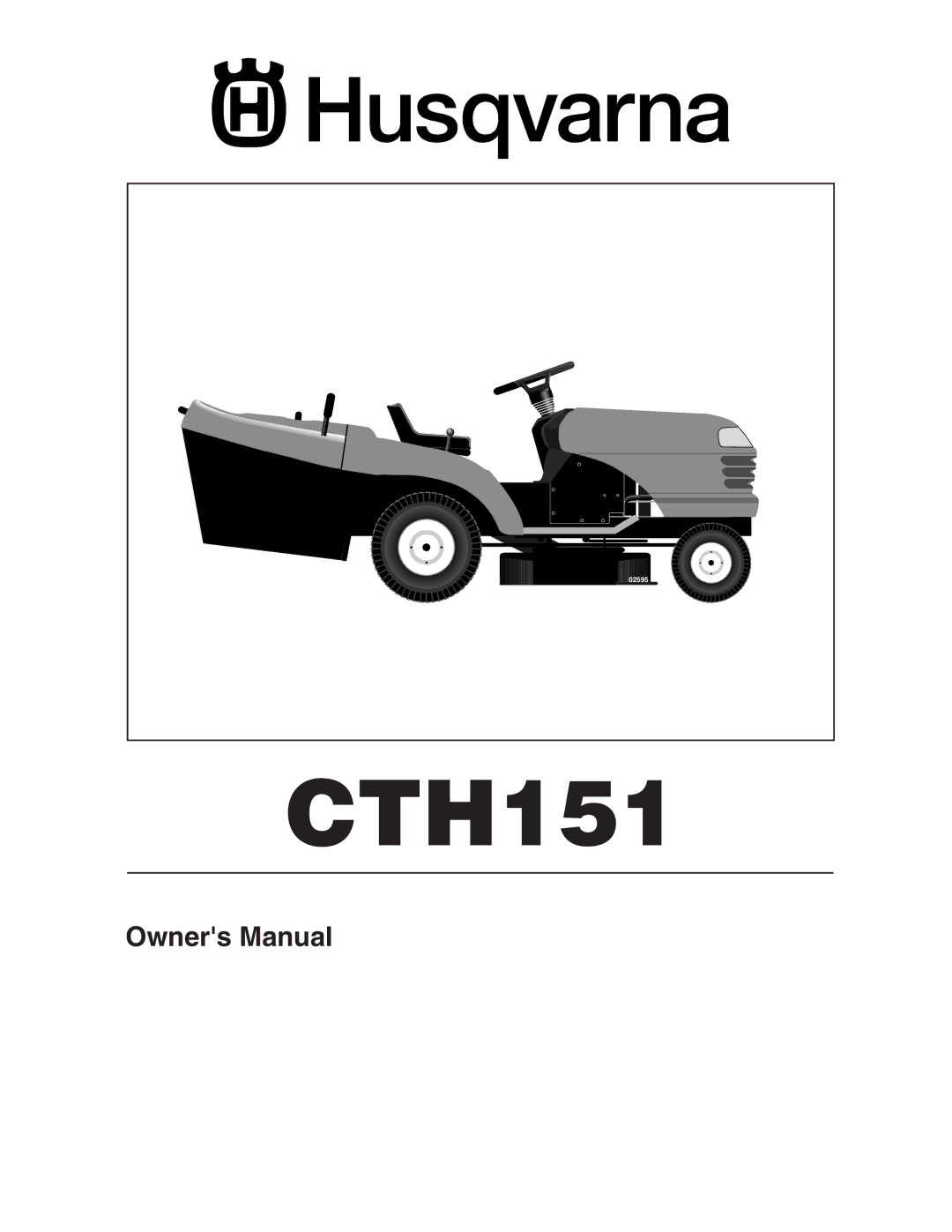 Husqvarna CTH151 owner manual 