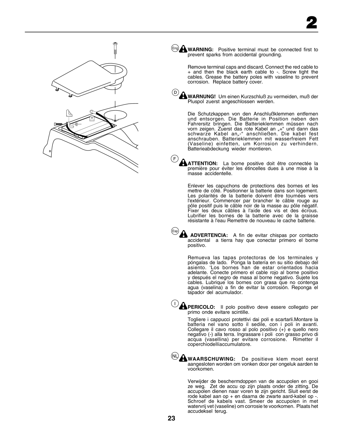 Husqvarna CTH200 instruction manual Esp 