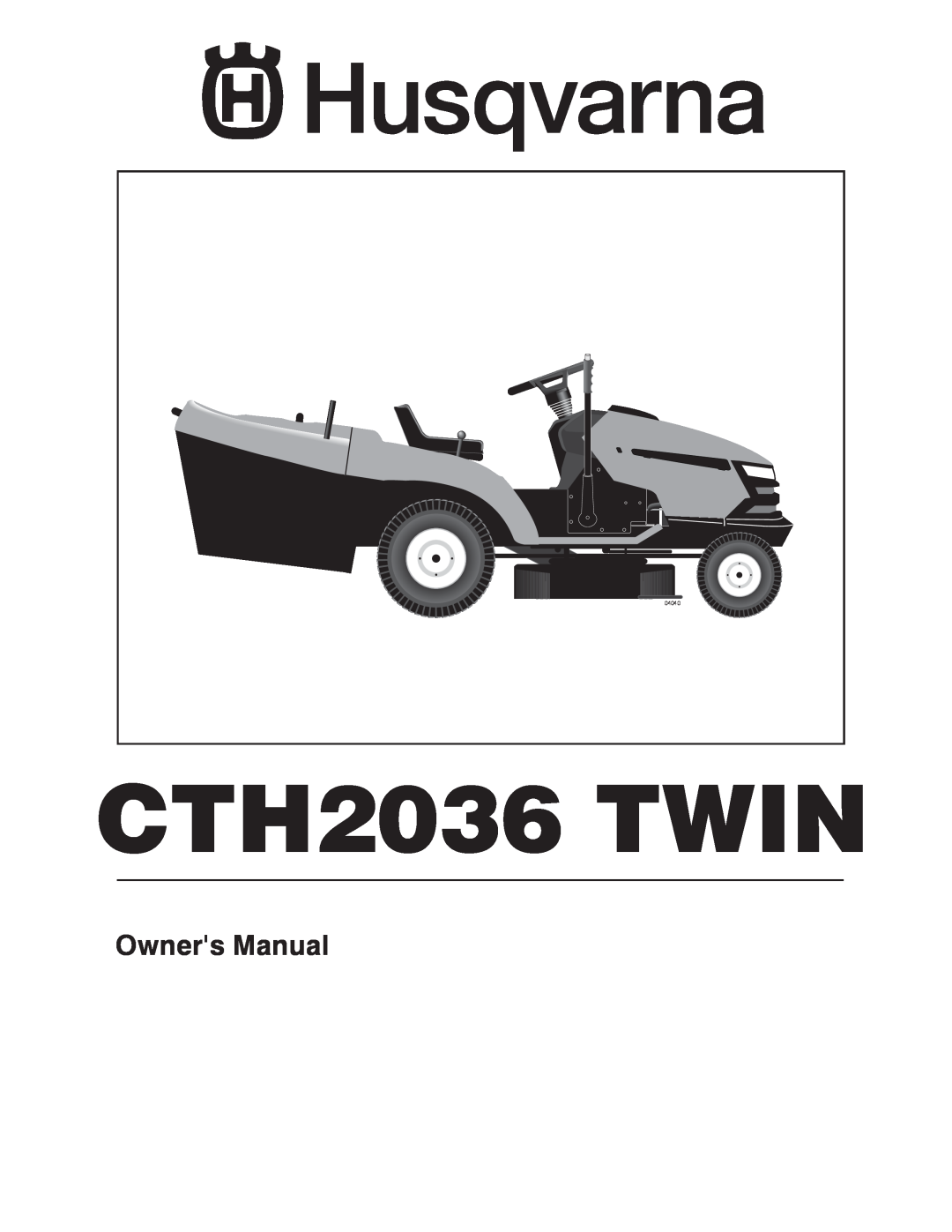Husqvarna owner manual CTH2036 TWIN, 04040 
