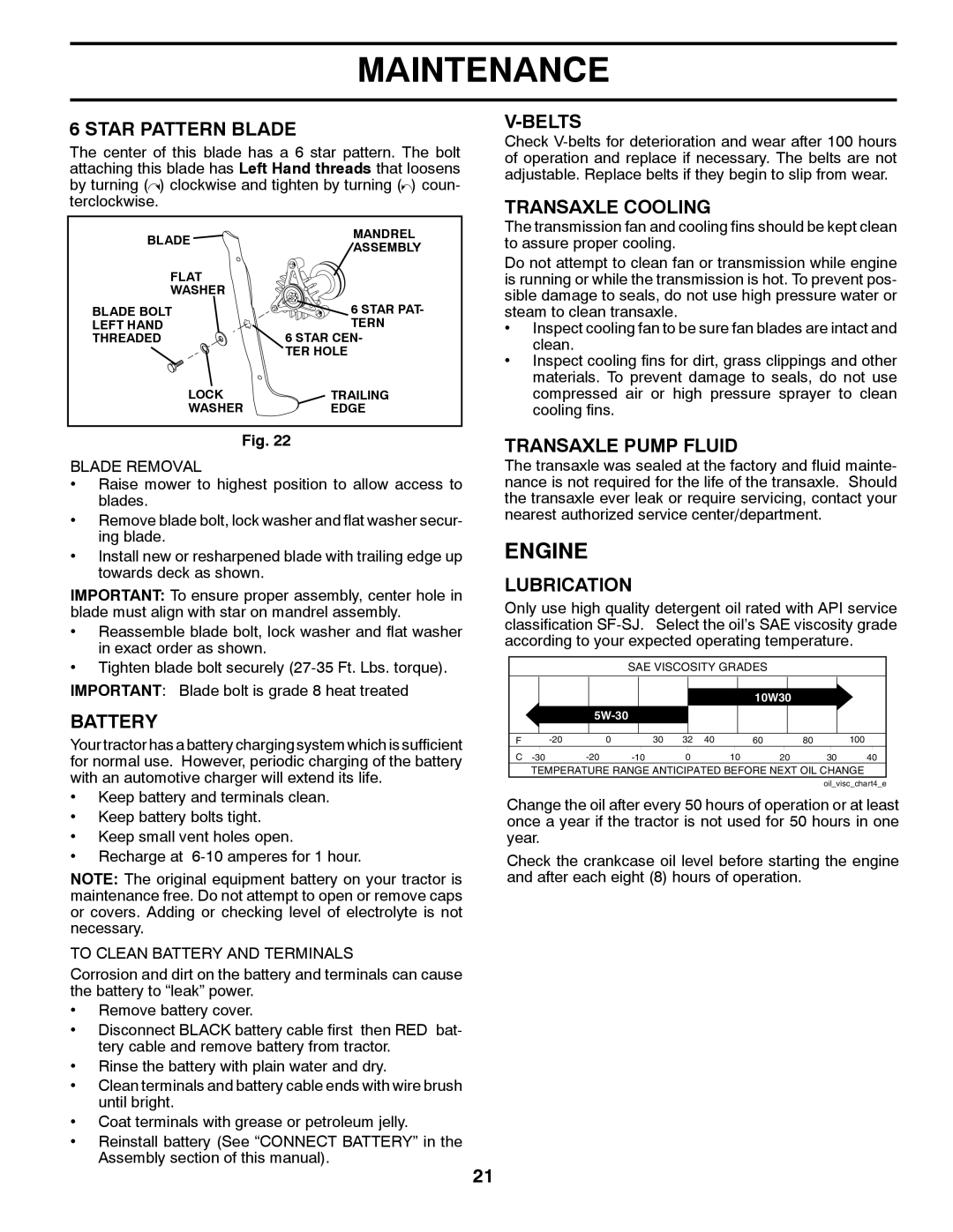 Husqvarna CTH2542T manual Engine 