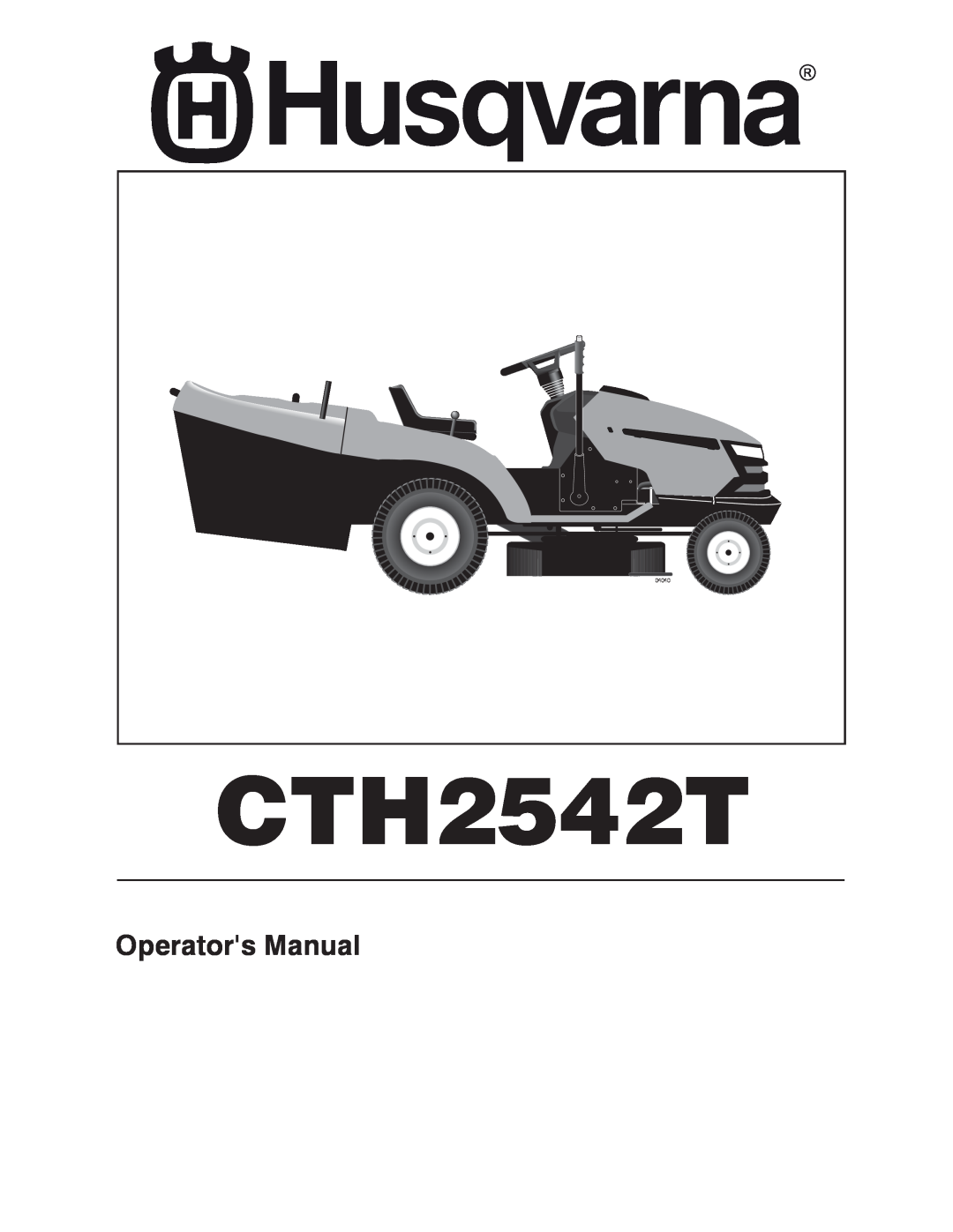 Husqvarna CTH2542T manual Operators Manual, 04040 